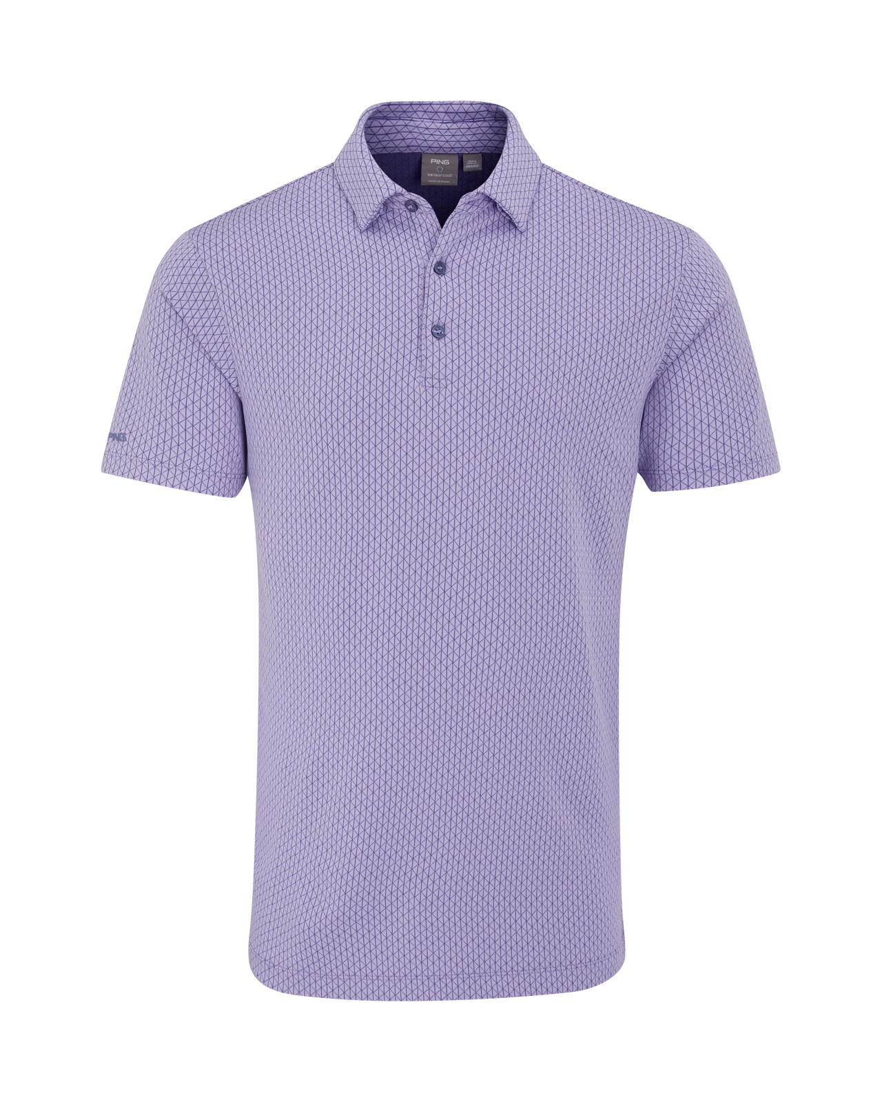Hershel, Polo, Herre - purple_ash_multi
