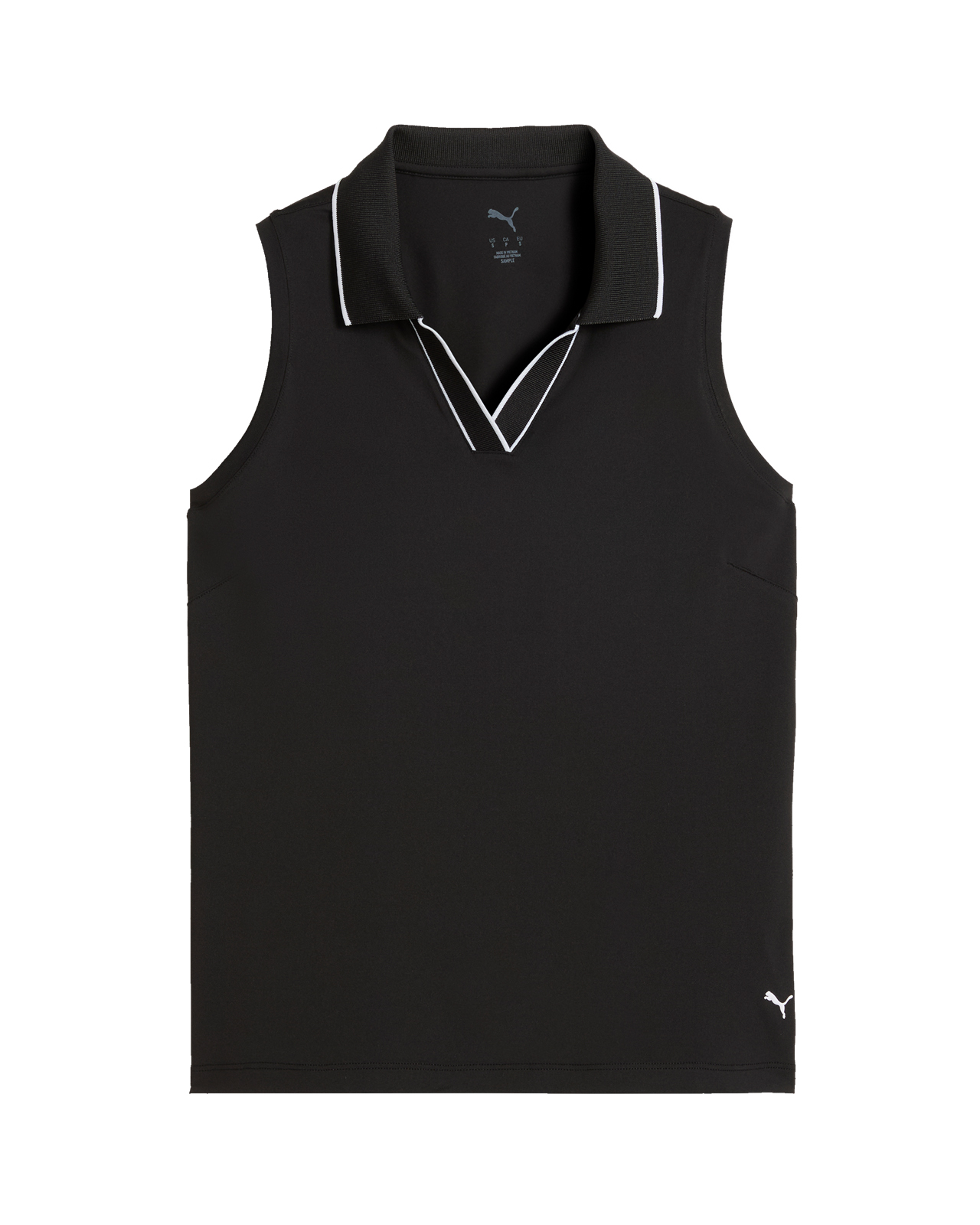 Ess, Ærmeløs Polo, Dame - black