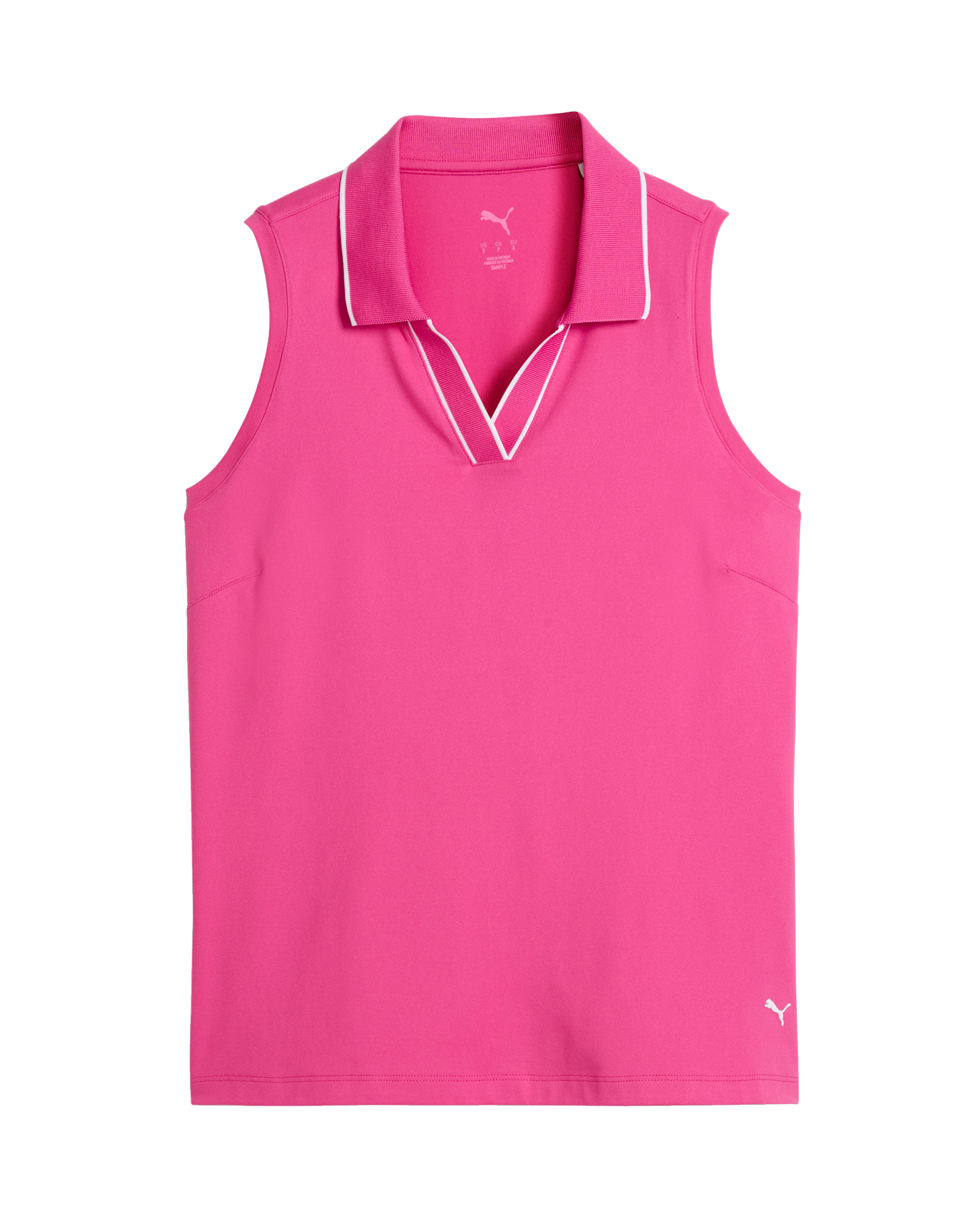 Ess, Ærmeløs Polo, Dame - pink_opal
