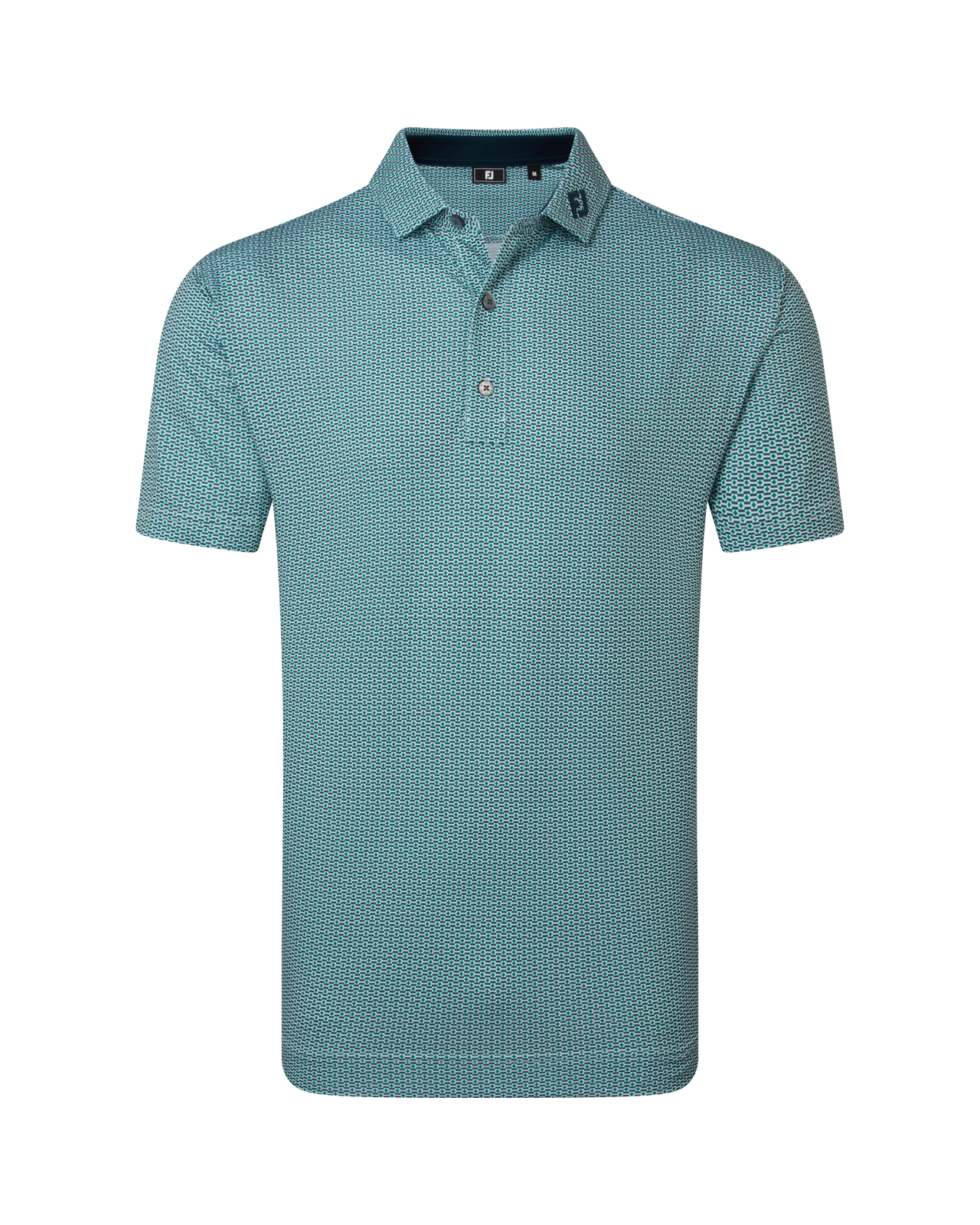 Nautical Flag Print, Polo, Herre - green_navy