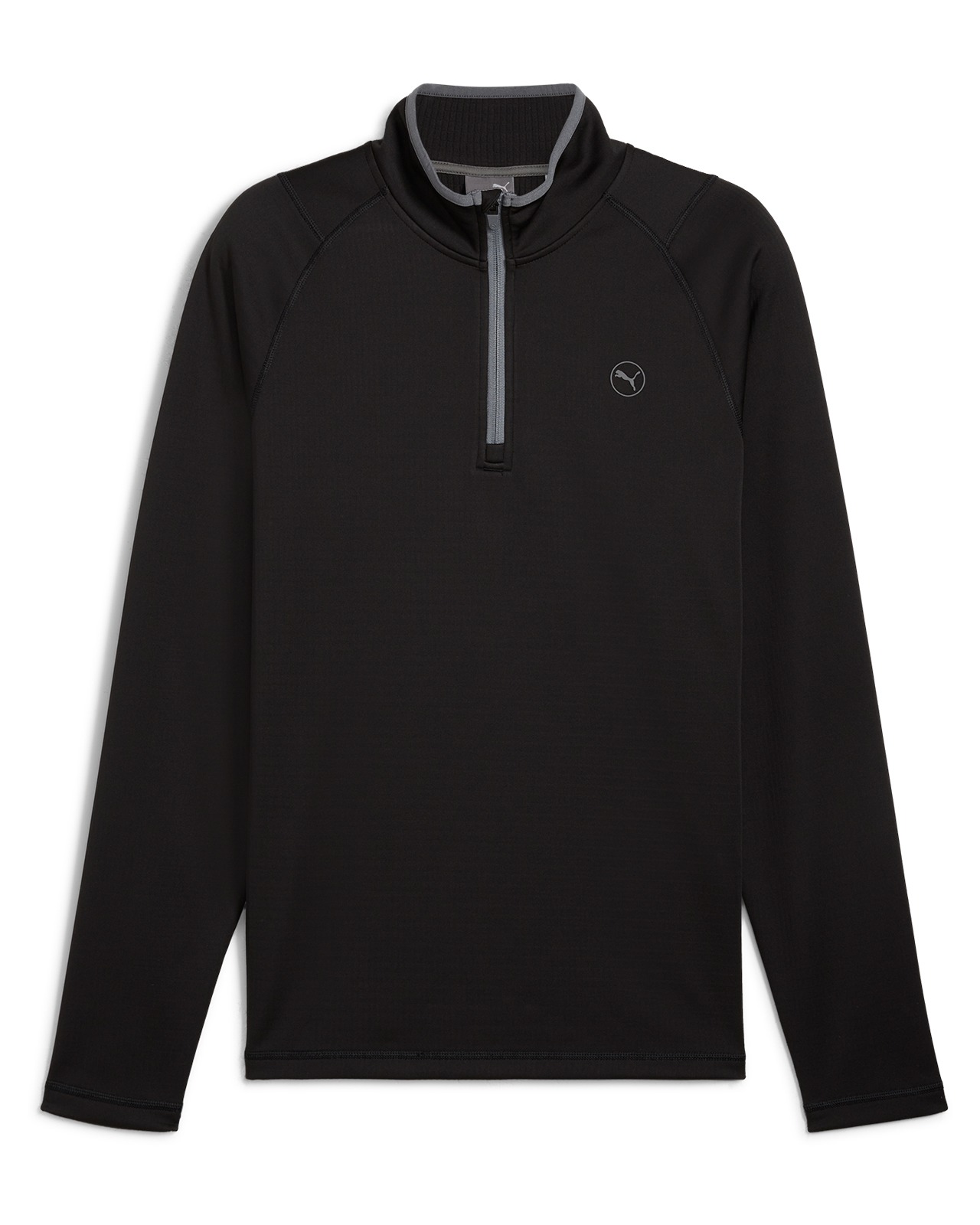 Waffle Fleece, Mellanlager, Herr - black