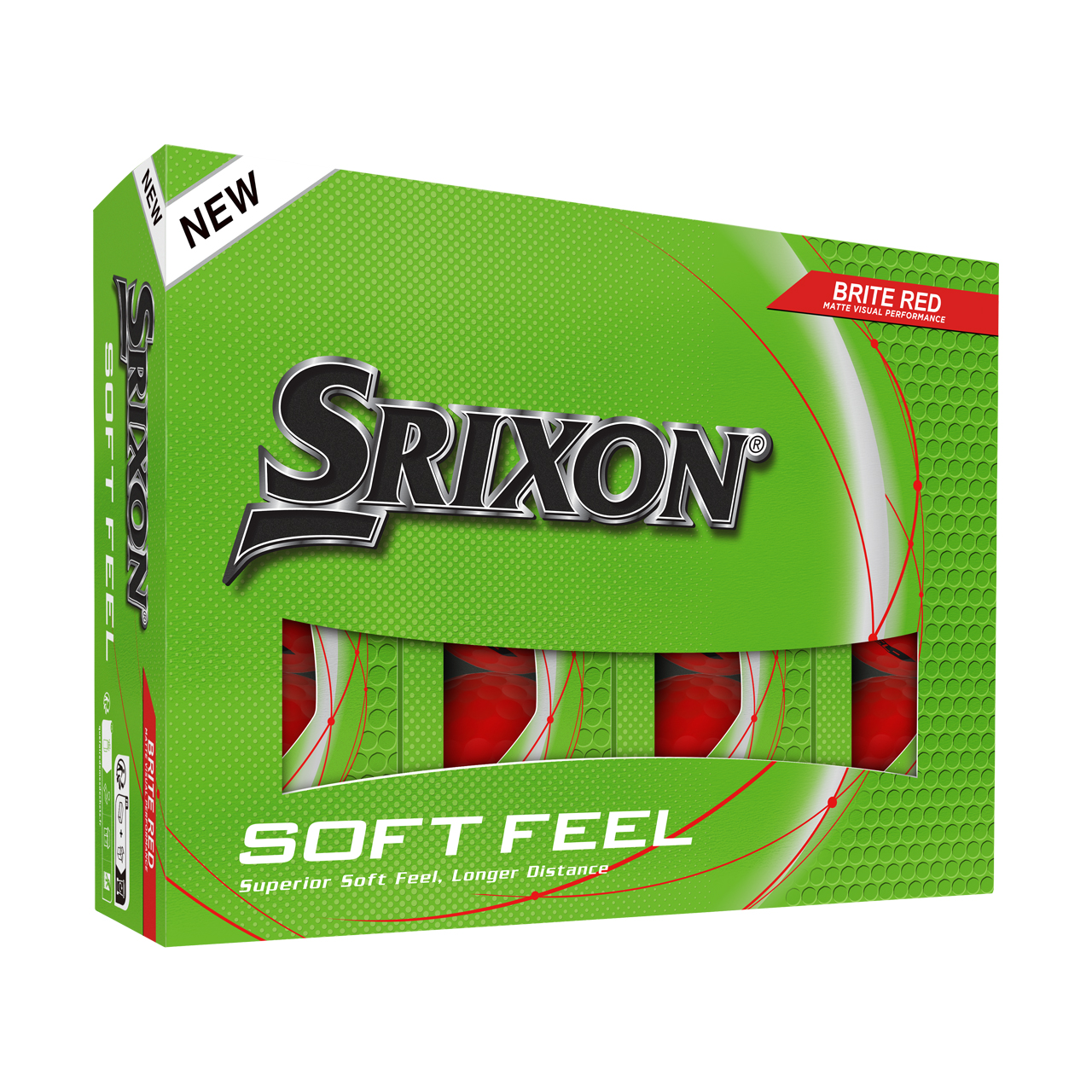 Soft Feel, Bolde 3-pack - red