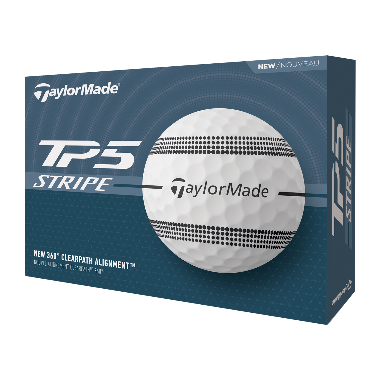 TP5 Stripe, Bollar 3-pack - white
