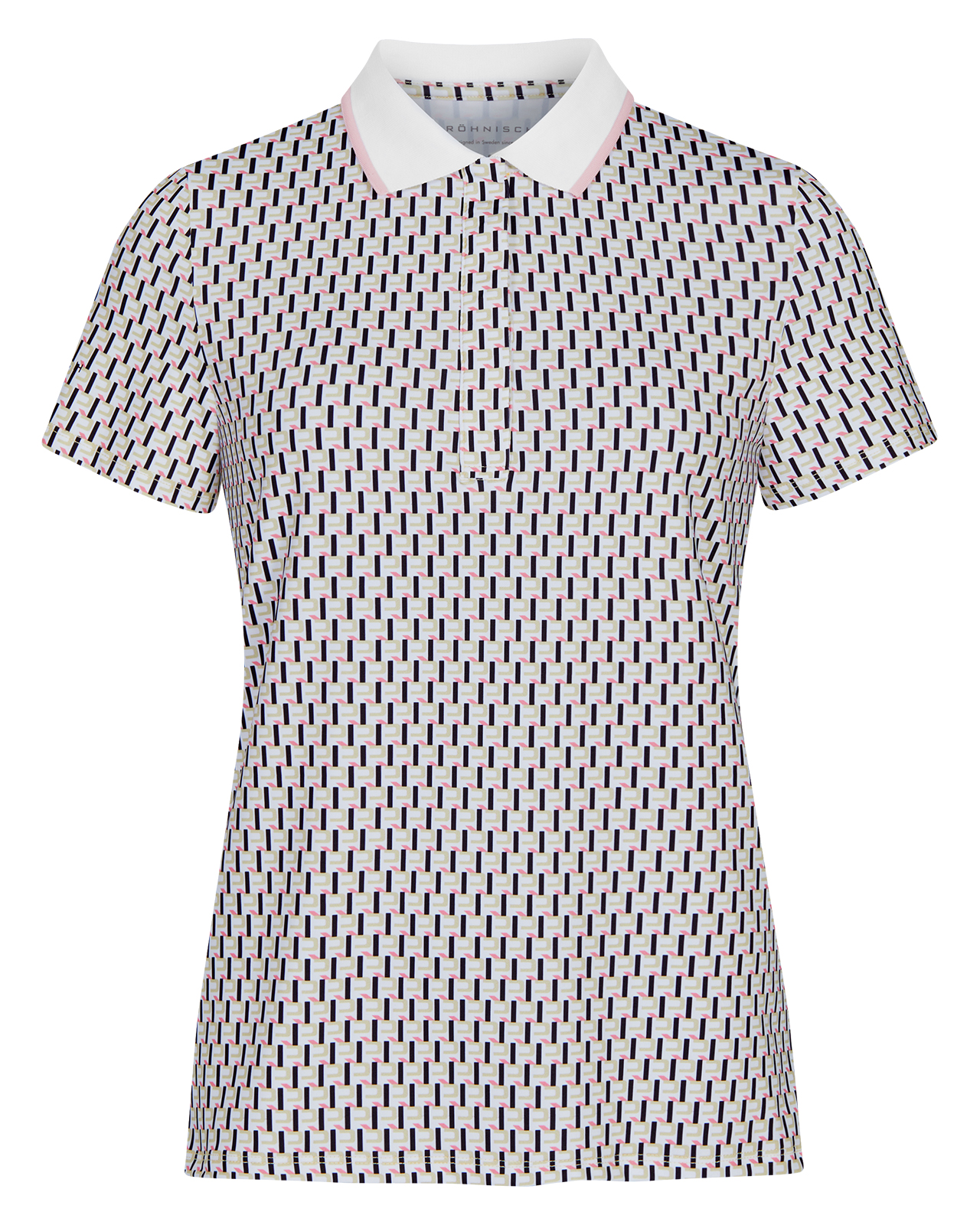 Deni, Polo, Dame - logo_beige