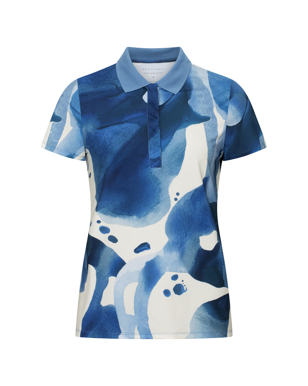Deni, Polo, Dame - blue_aquarelle