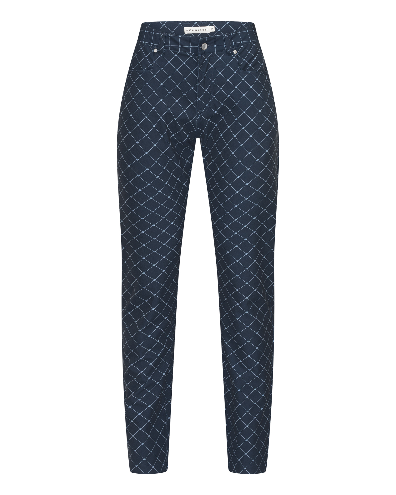 Chie Comfort, Bukser, Dame - micro_r_check_navy