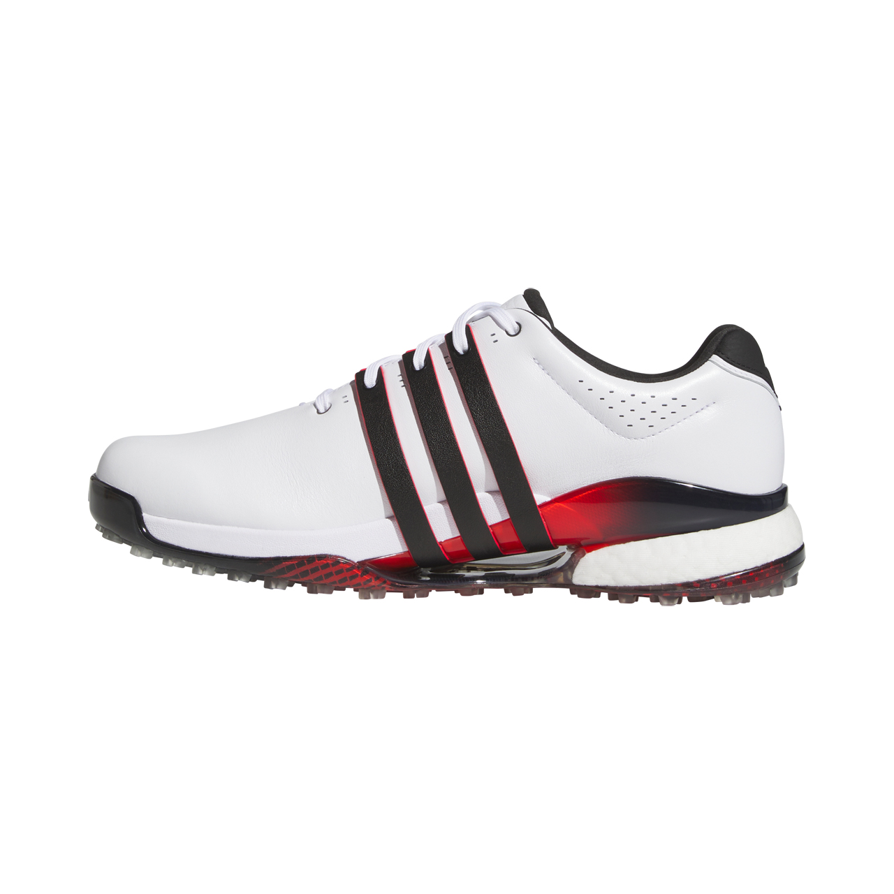 Tour360 Spikeless wide, Herre - white_coreblack_lucidred