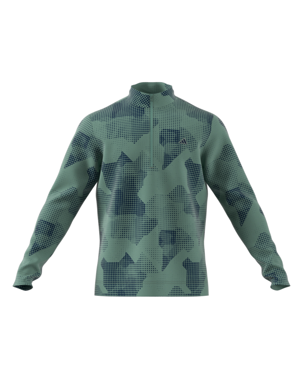 Go-to printed, Trøje, Herre - silver_green_