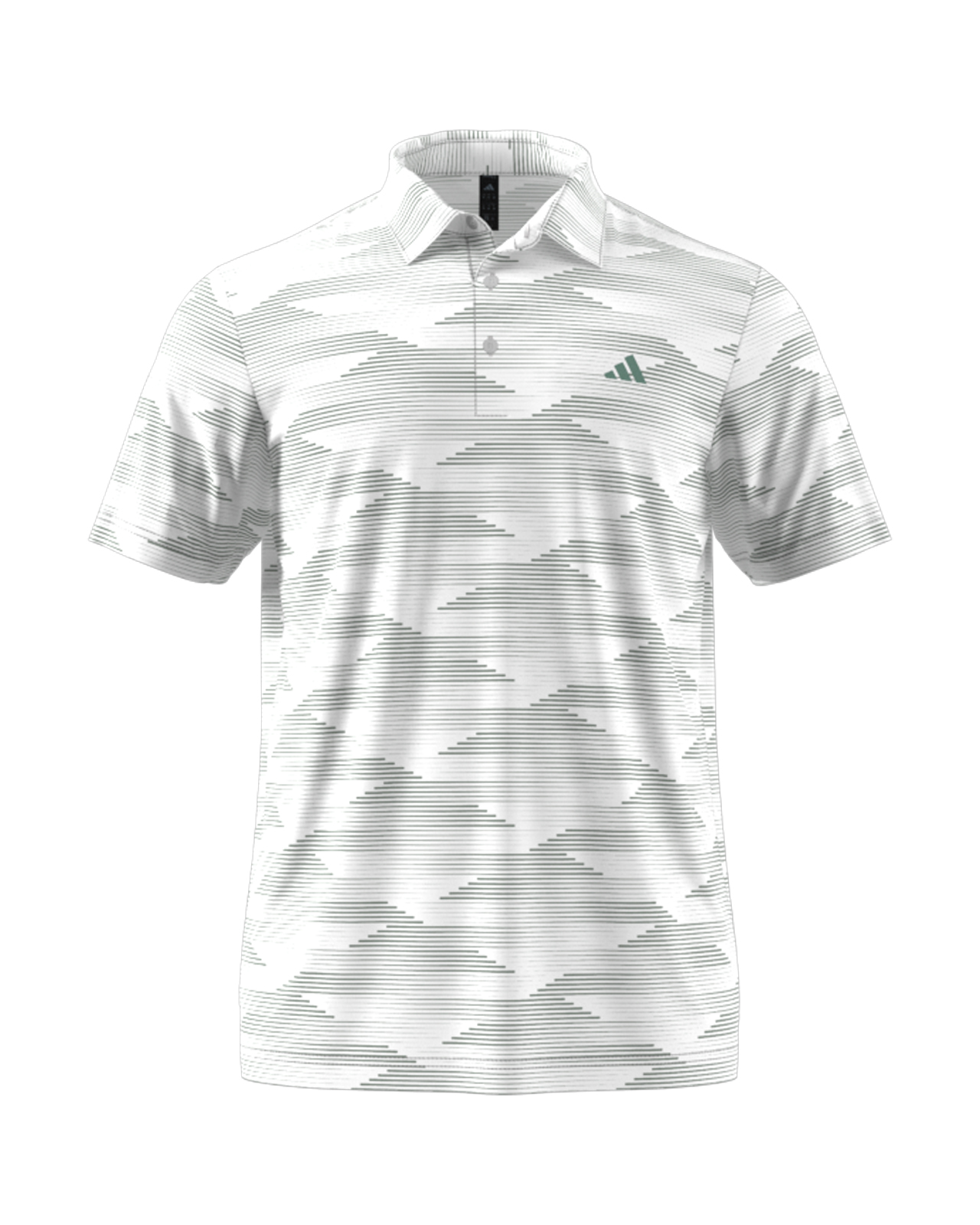 Ultimate365, Polo, Herre - white_silver_green_