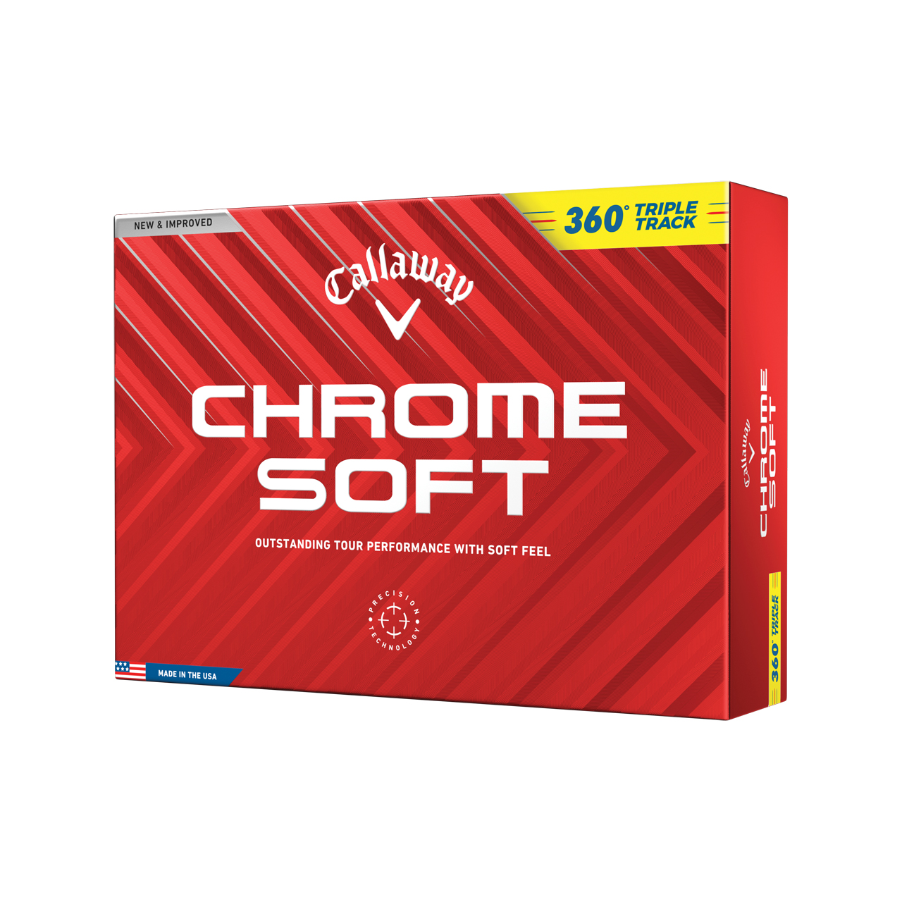 Chrome Soft, Bolde 3-pack - yellow_360_triple_track
