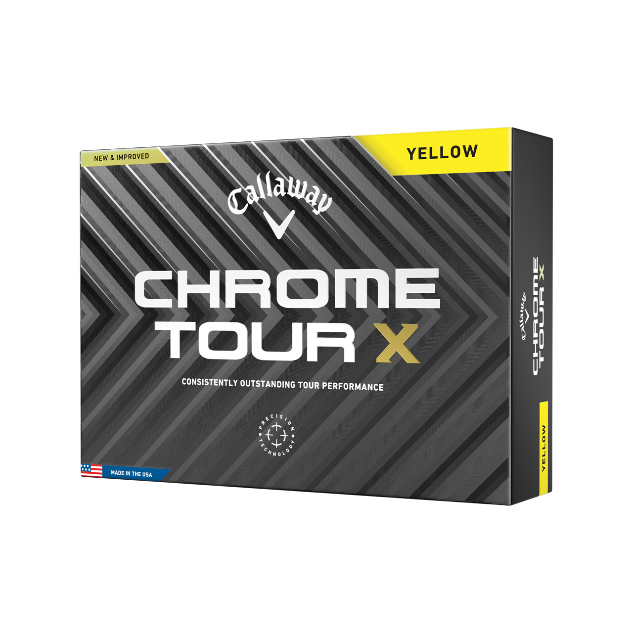Chrome Tour X, Bolde 3-pack - yellow