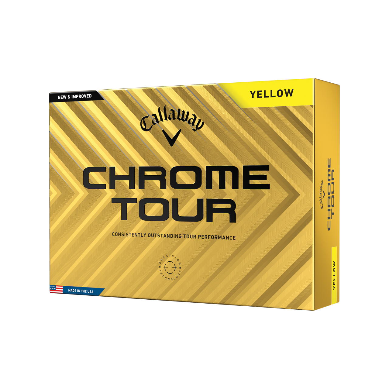 Chrome Tour, Bolde 3-pack - yellow
