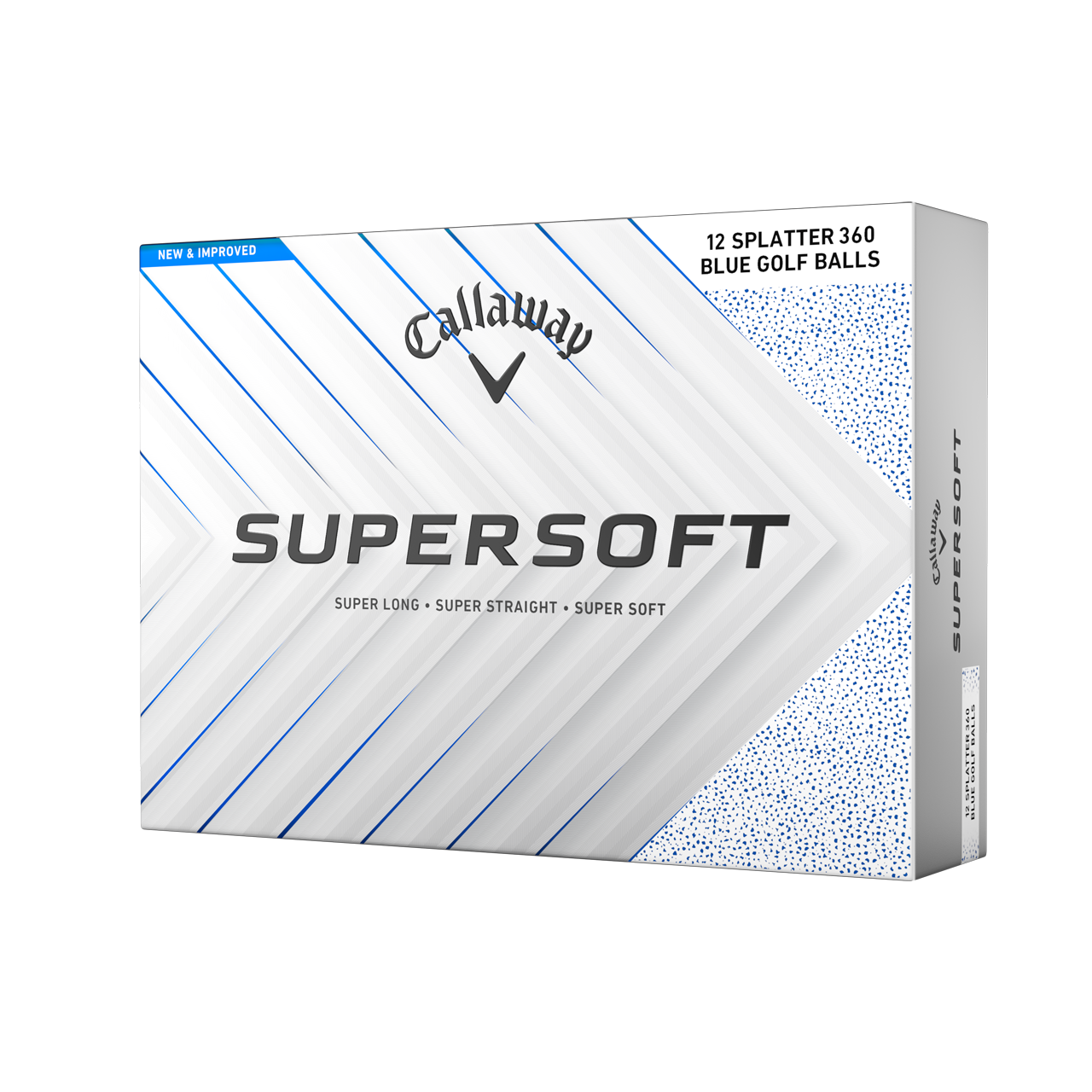 Supersoft Splatter, Bolde, 3-pack - blue