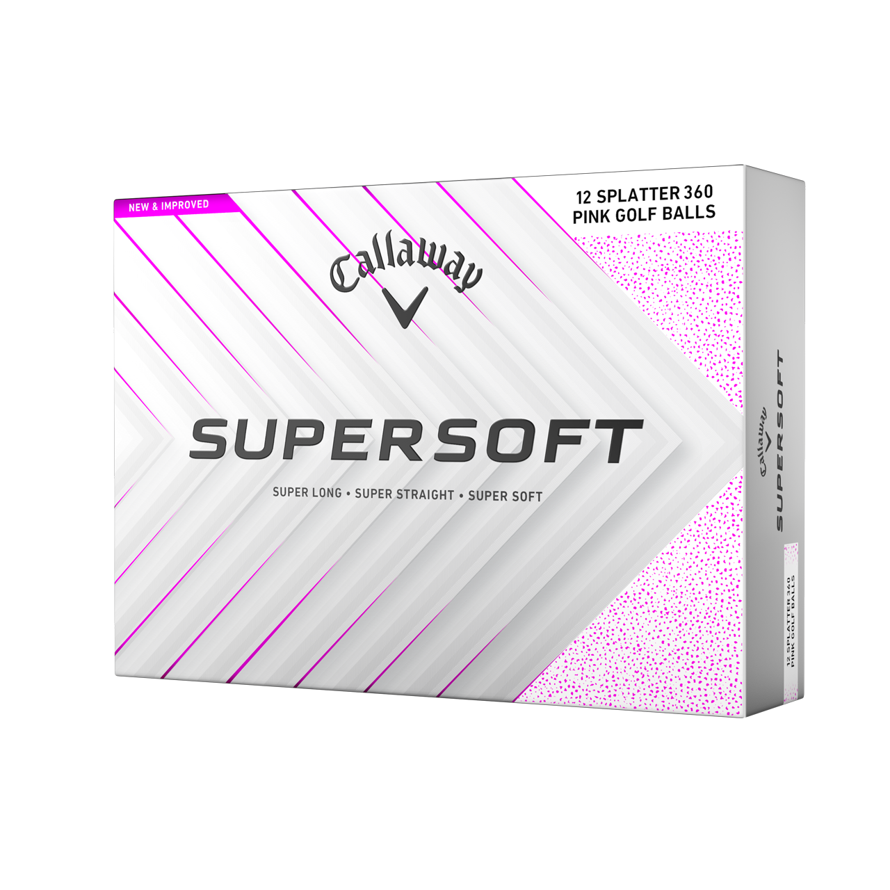 Supersoft Splatter, Bolde, 3-pack - pink