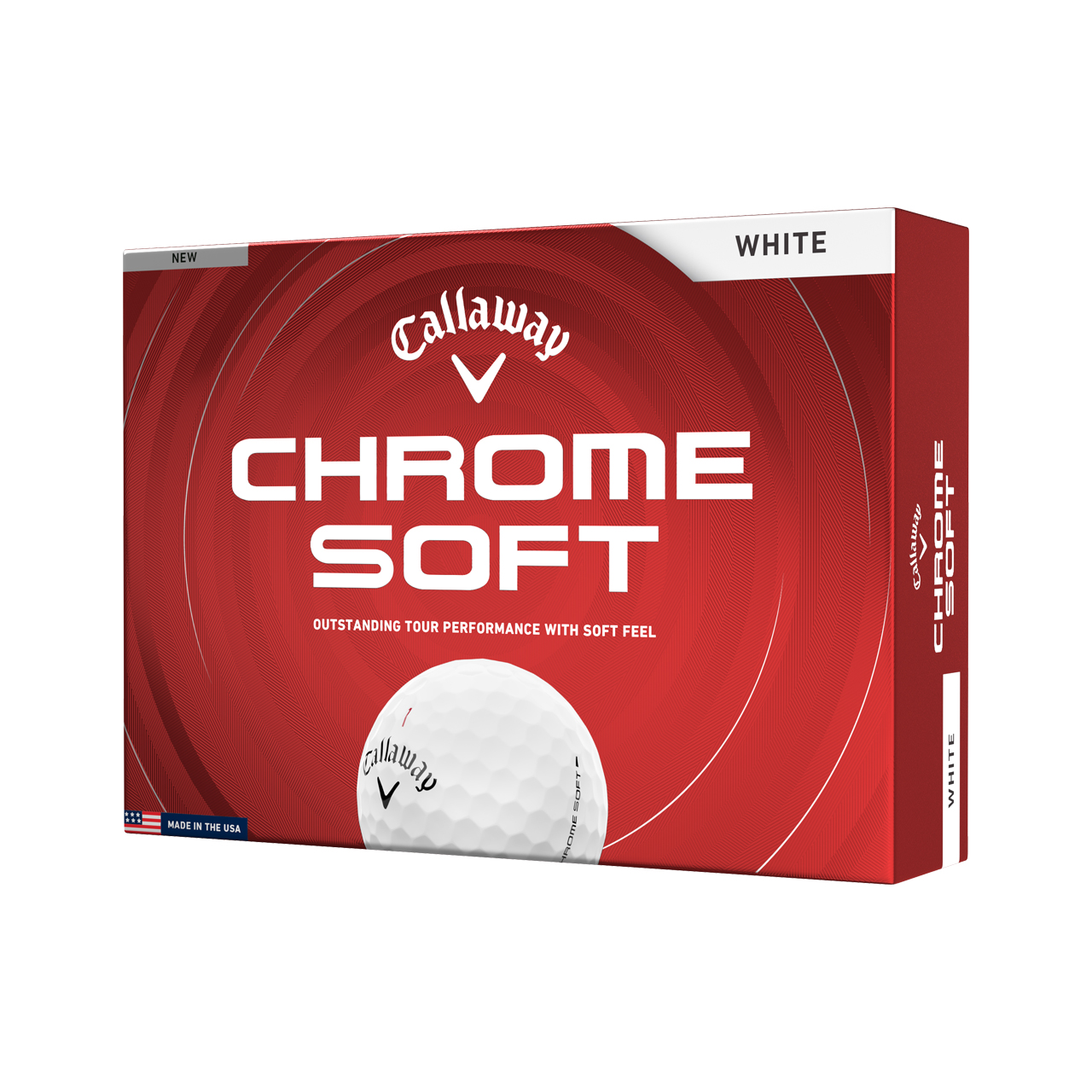 Chrome Soft, Bolde 3-pack - white