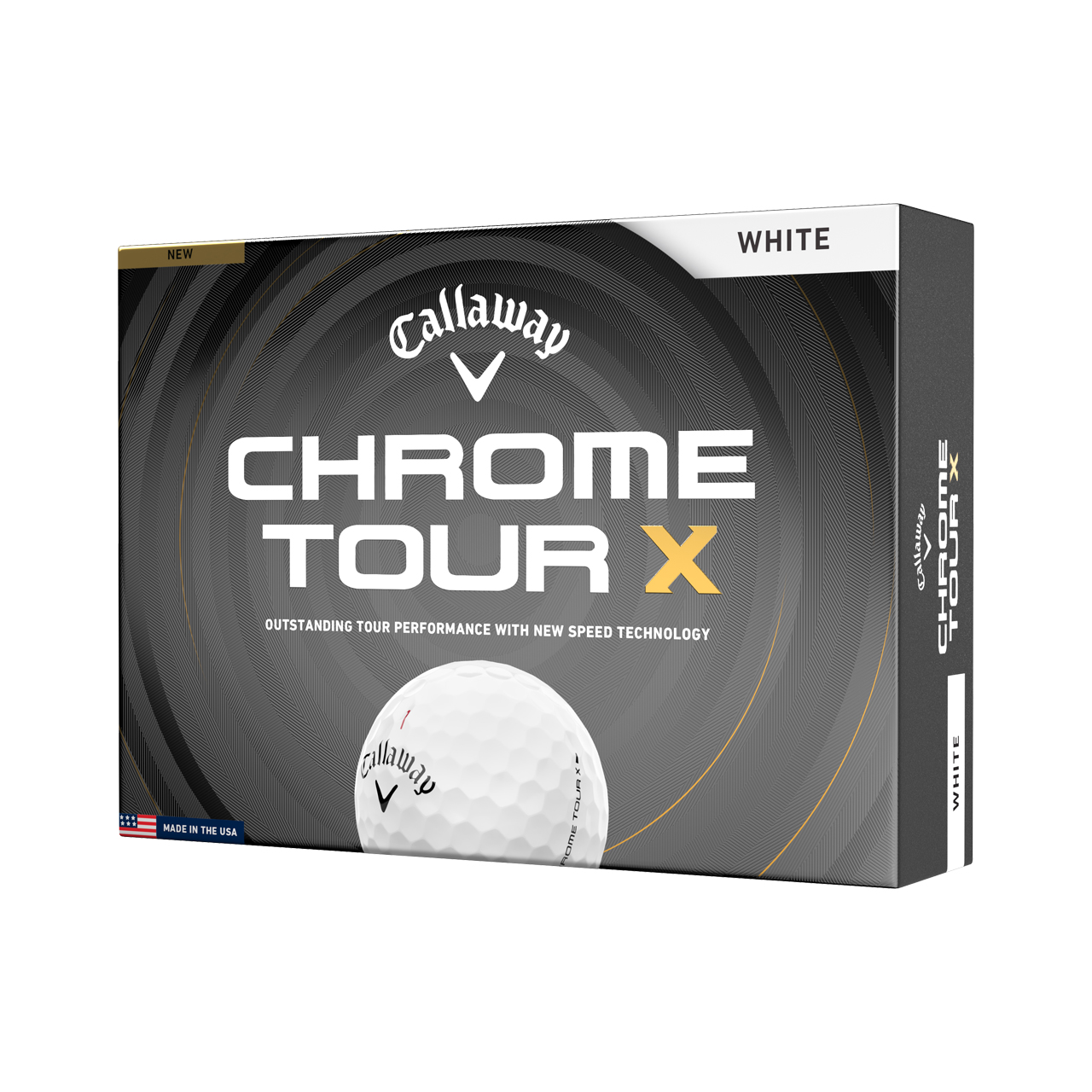 Chrome Tour X, Bolde 3-pack - white