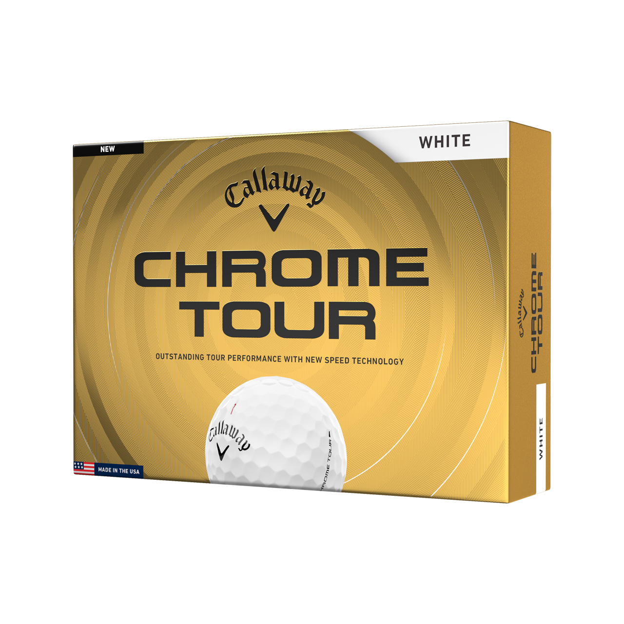 Chrome Tour, Bolde 3-pack - white