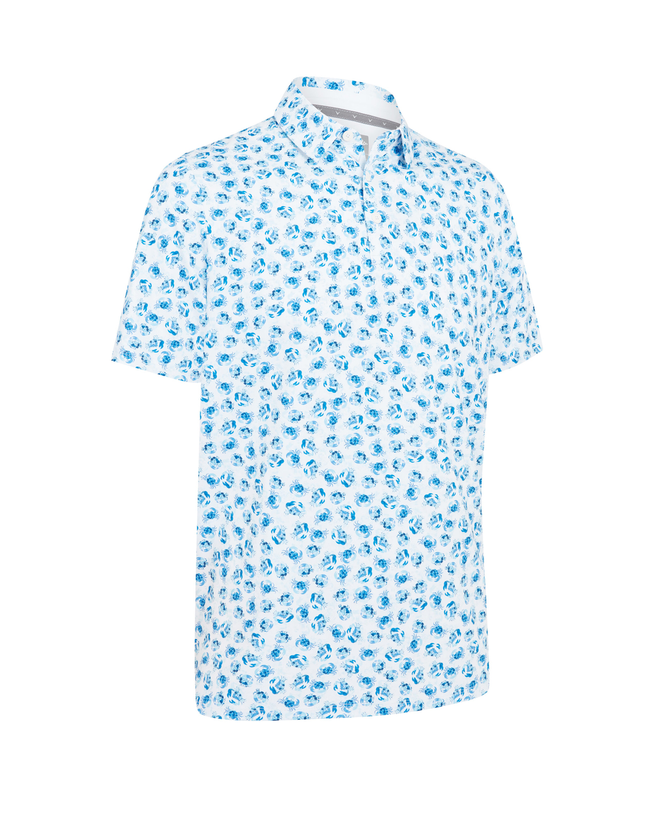 Crab Novelty, Polo, Herre - bright_white