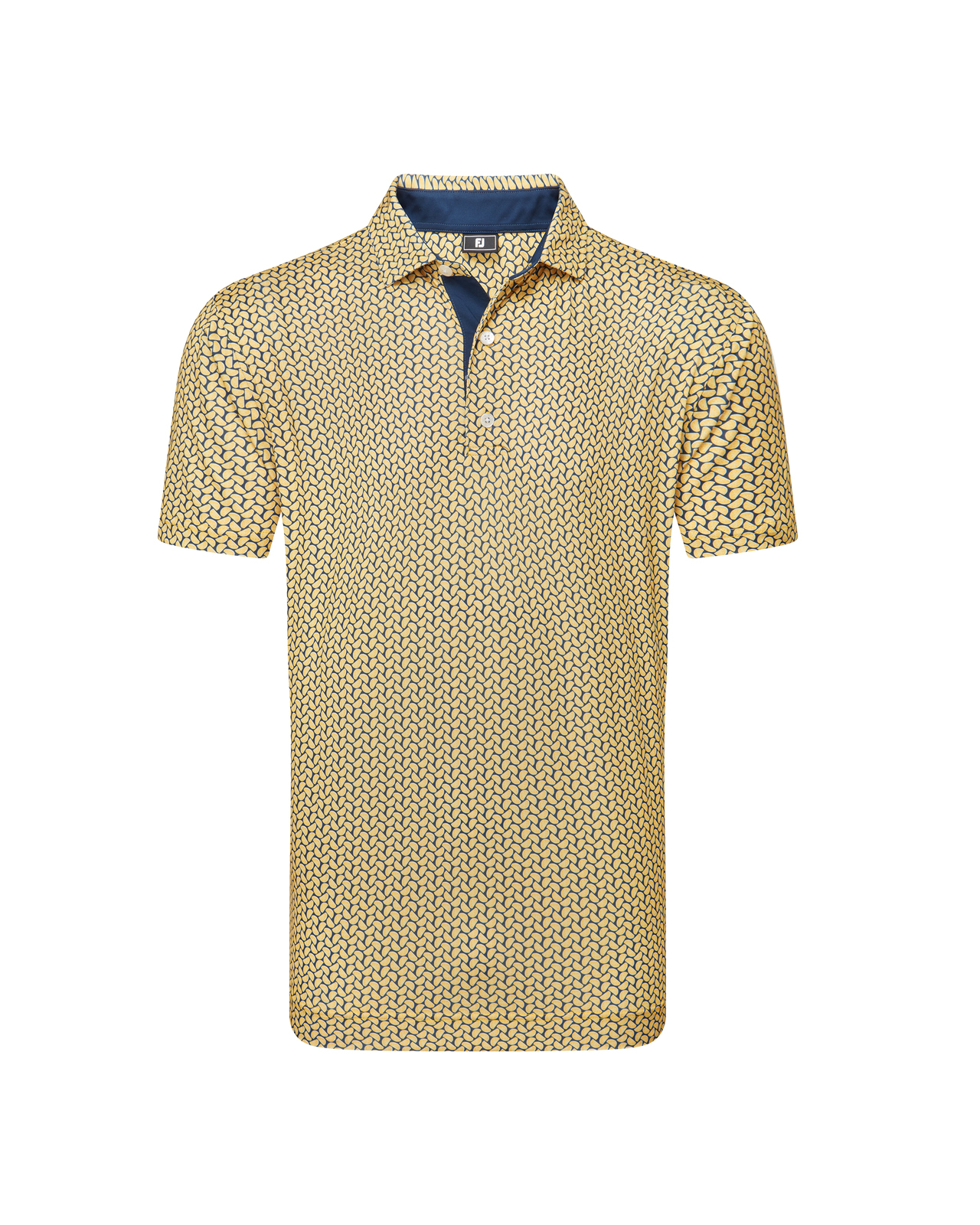 Citrus Print, Polo, Herre - taxi_navy