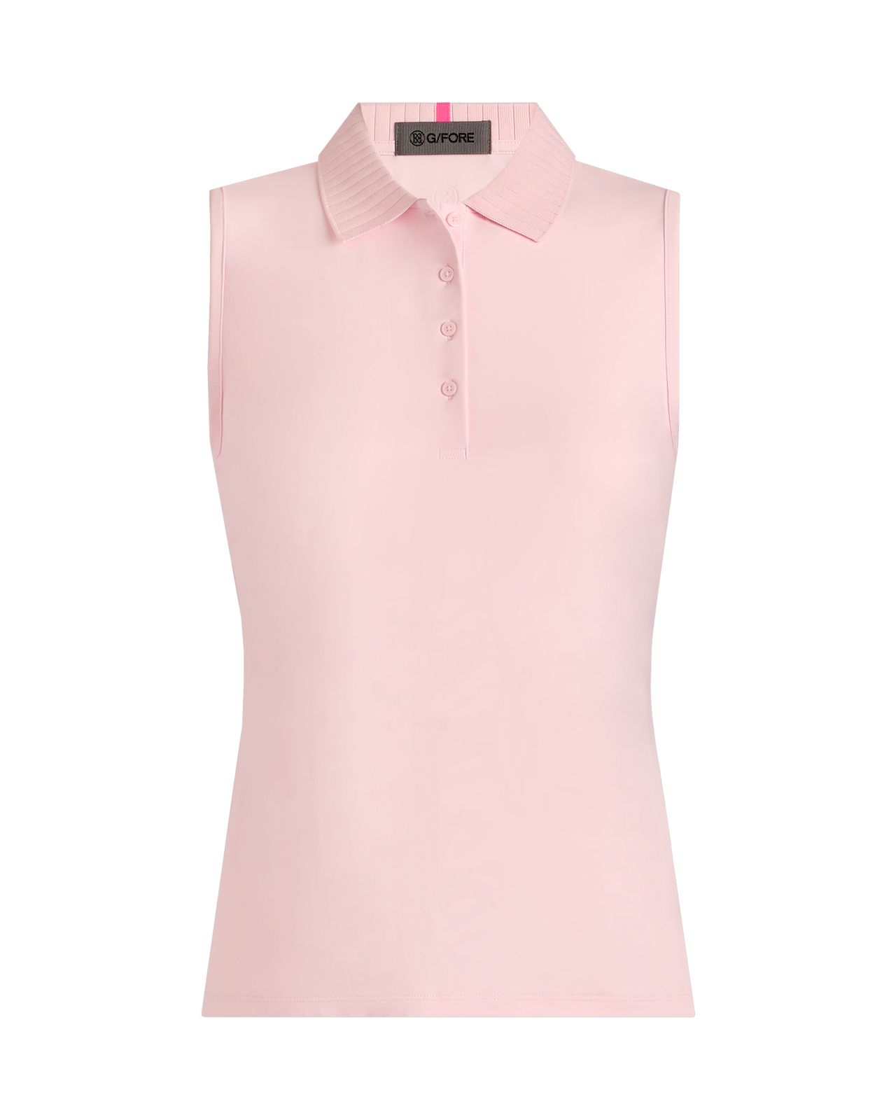 Gardient Collar, Ærmeløs polo, Dame - blush