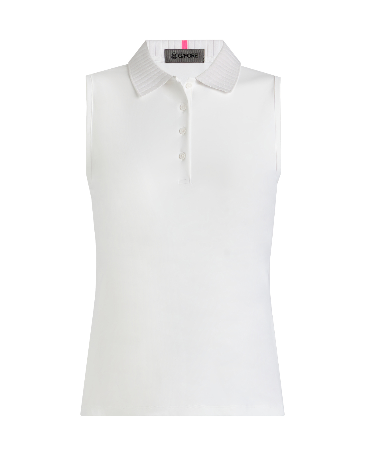Gardient Collar, Ærmeløs polo, Dame - snow