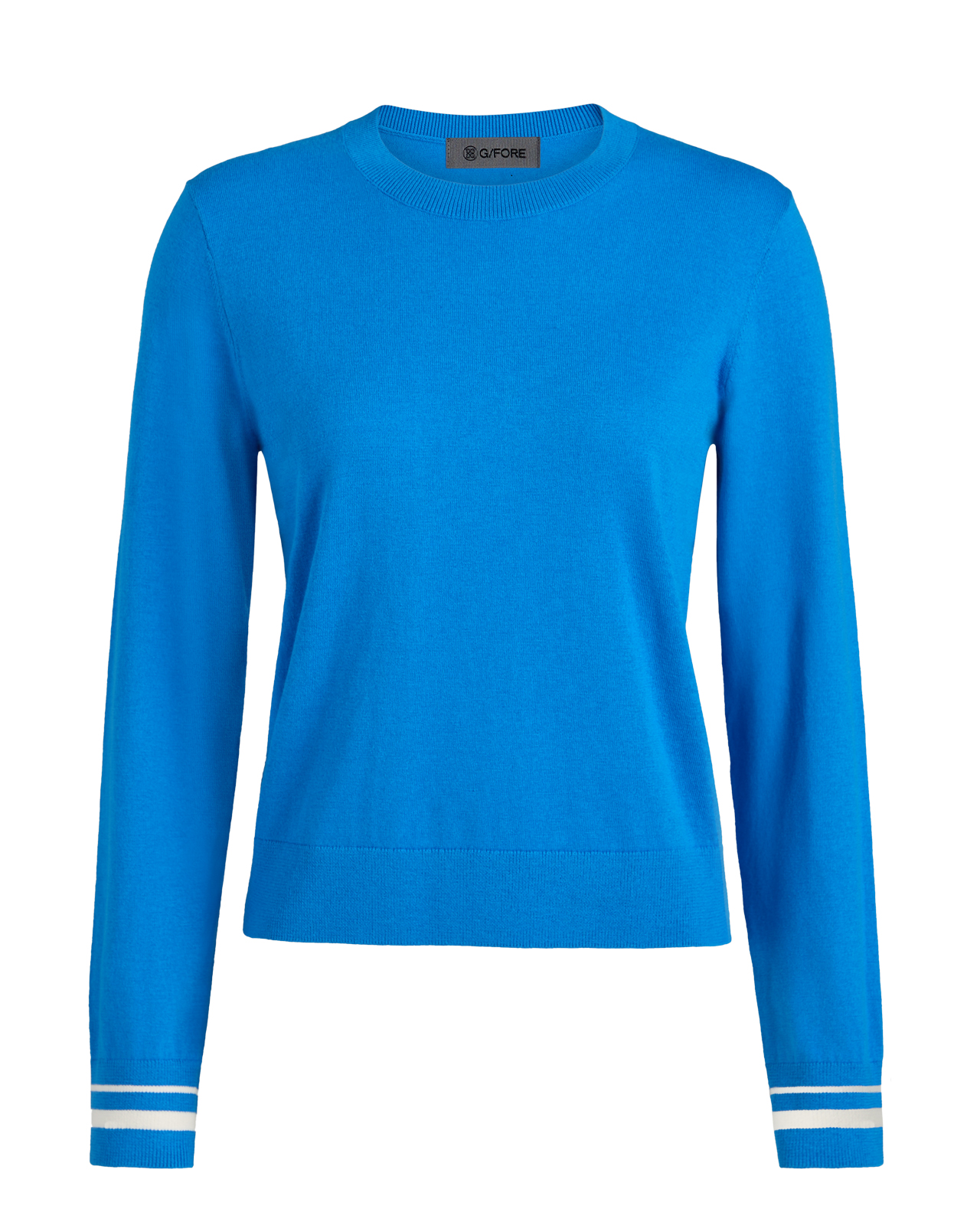 Cooling Cotton, Sweater, Dame - cerulean