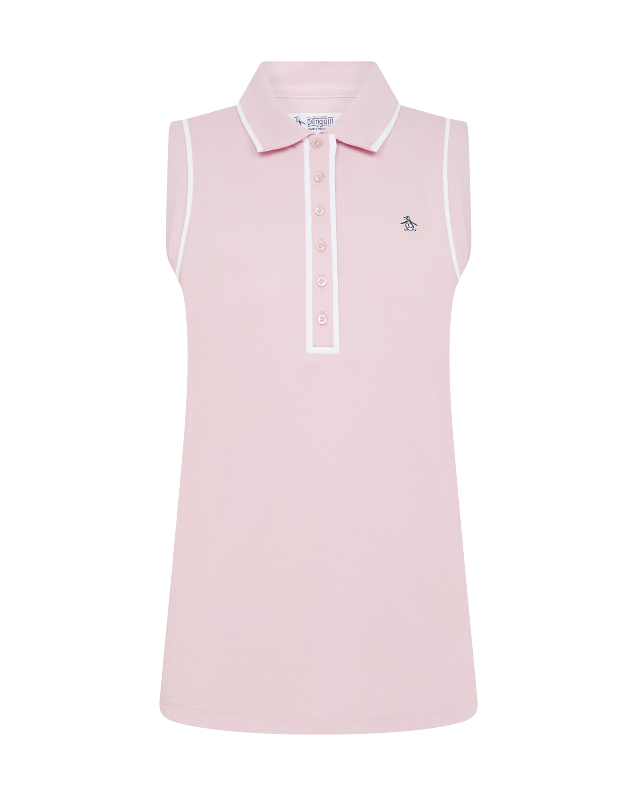 Veronica, Ærmeløs polo, Dame - charm_pink