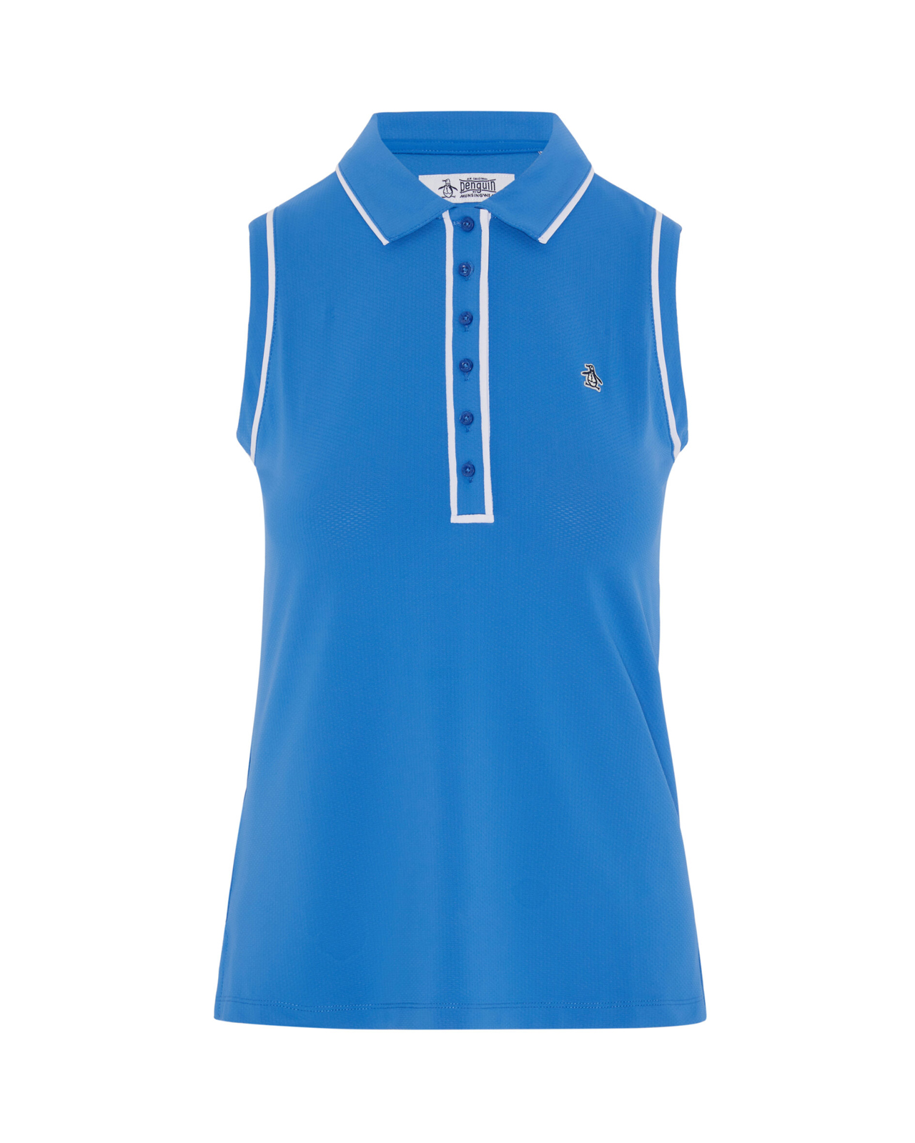Veronica, Ærmeløs polo, Dame - nebulas_blue