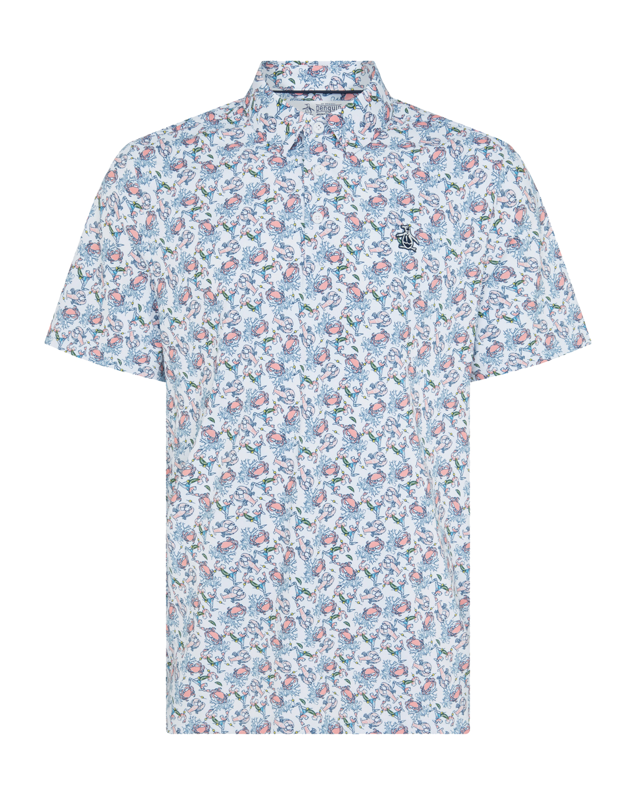 Pete ’N’ Ocean Caddy, Polo, Herre - bright_white