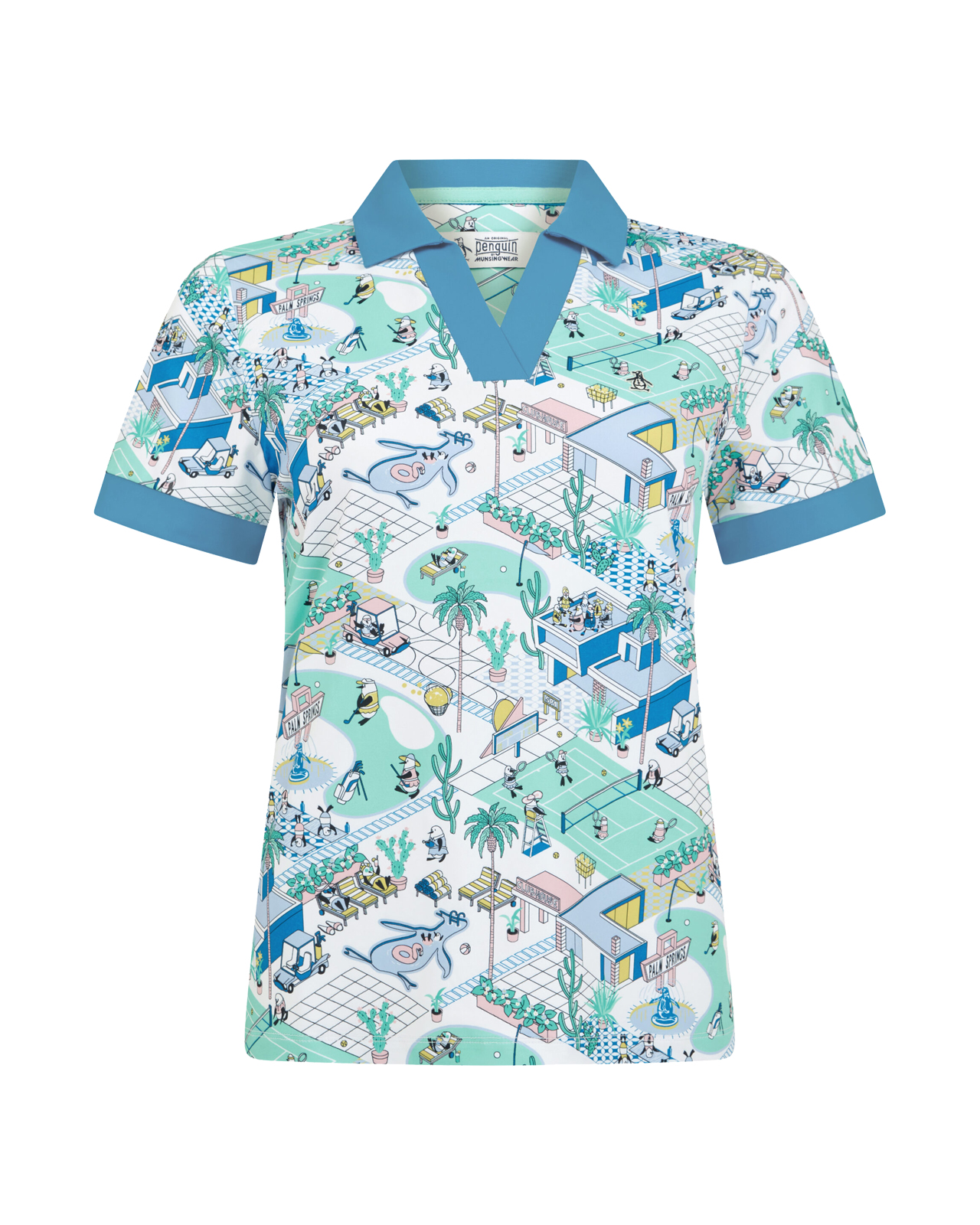 Palm Springs, Polo, Dame - bright_white