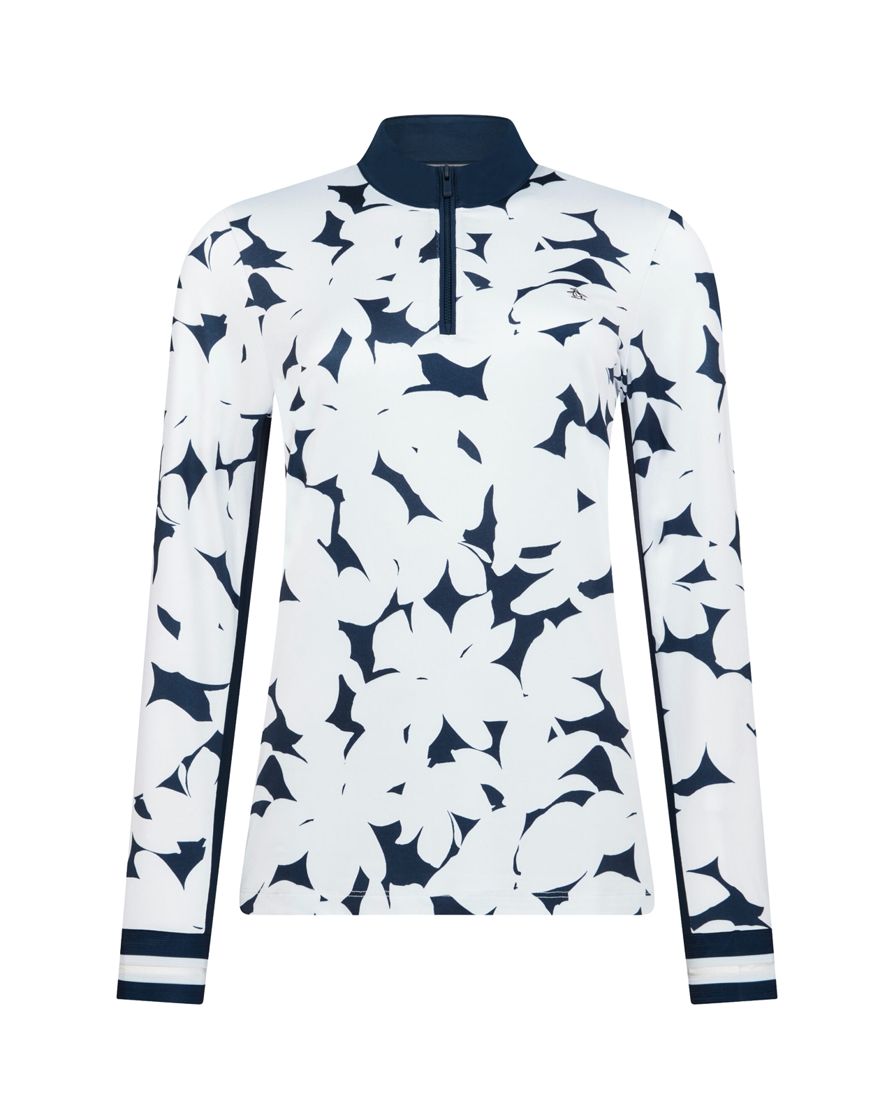 Riviera Floral, Trøje, Dame - black_iris