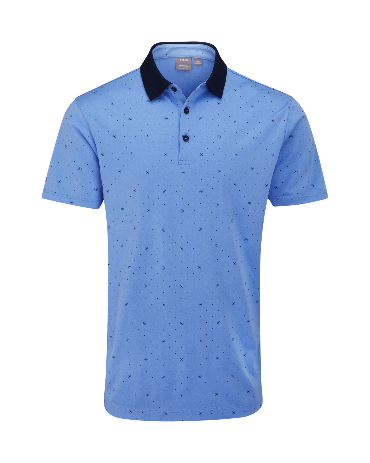 Jared, Polo, Herre - cornflower_blue_navy