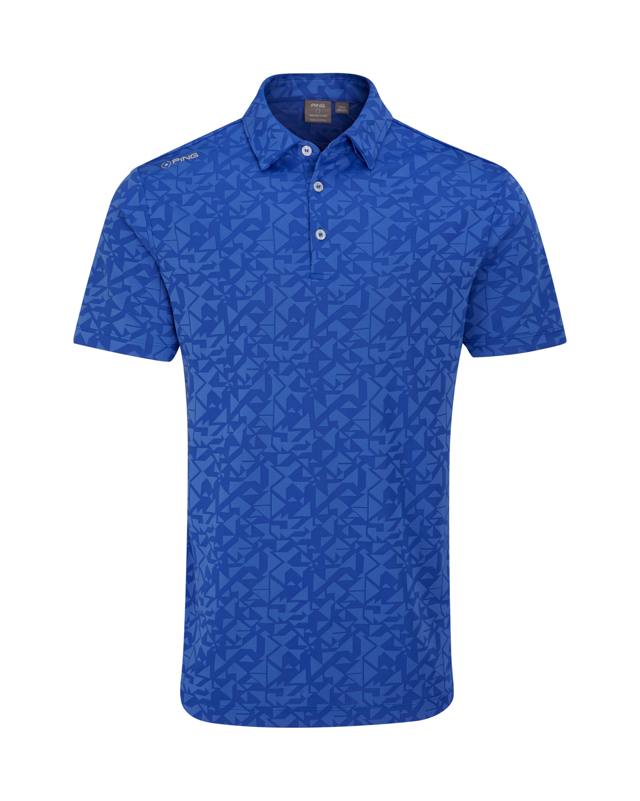 Geo-Camo, Polo, Herre - ultra_blue