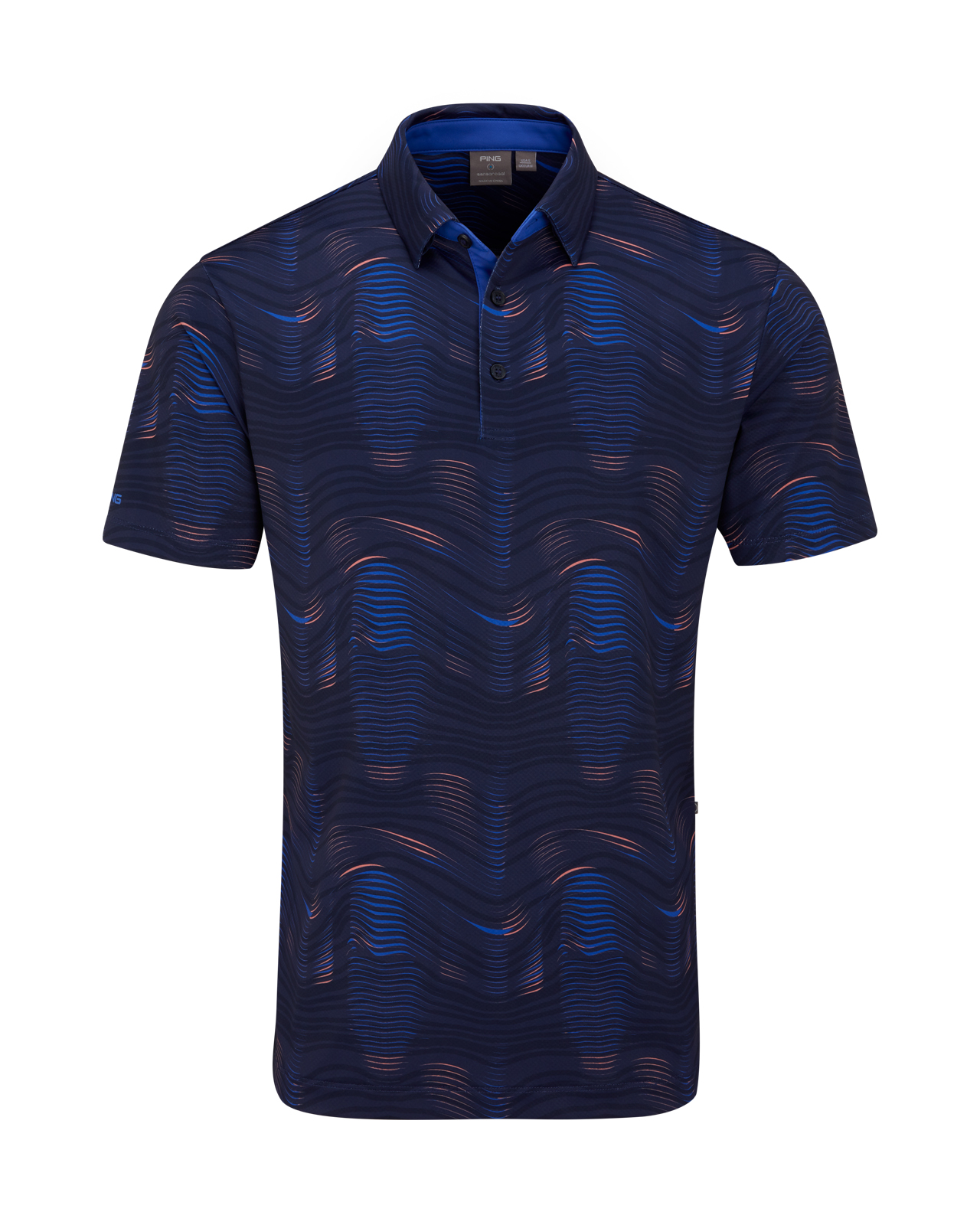 Optic Groove, Polo, Herre - navy_multi