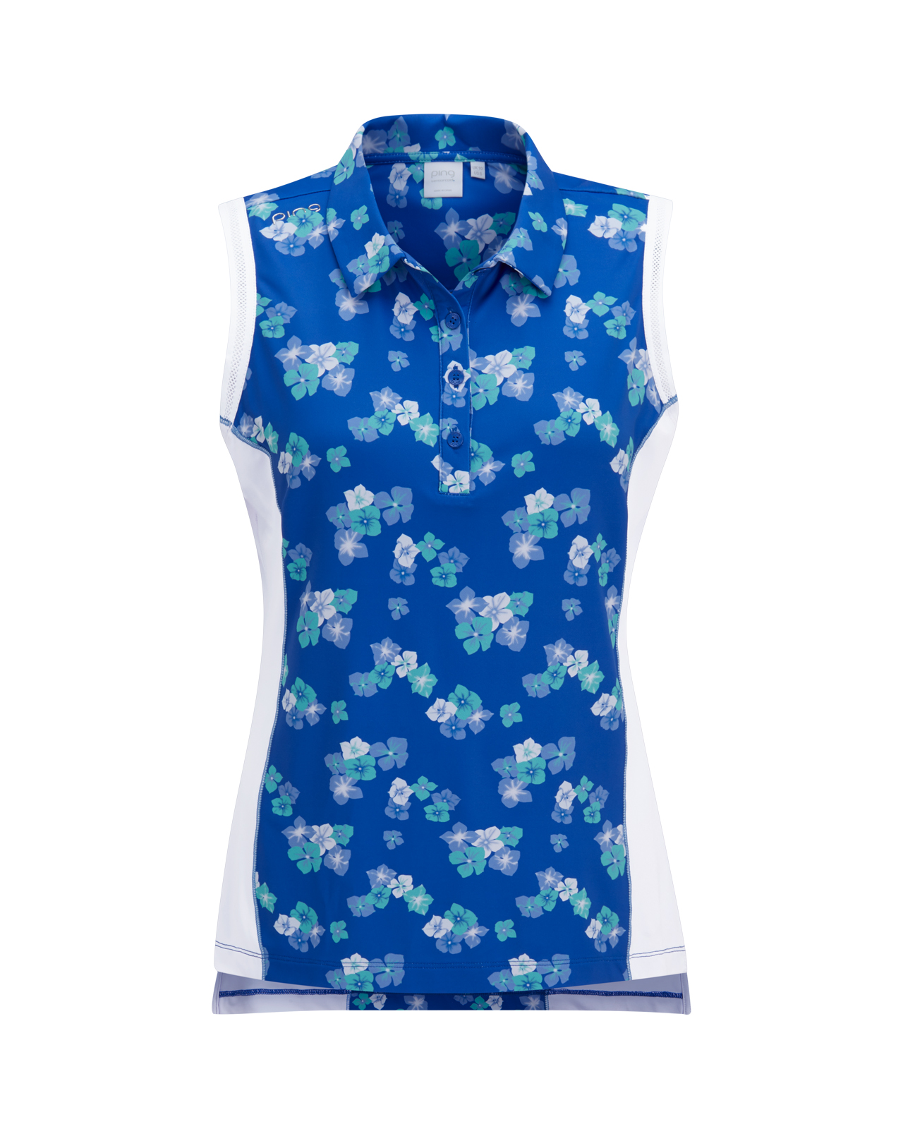 Colleen, Polo, Dame - vibrant_bloom_white