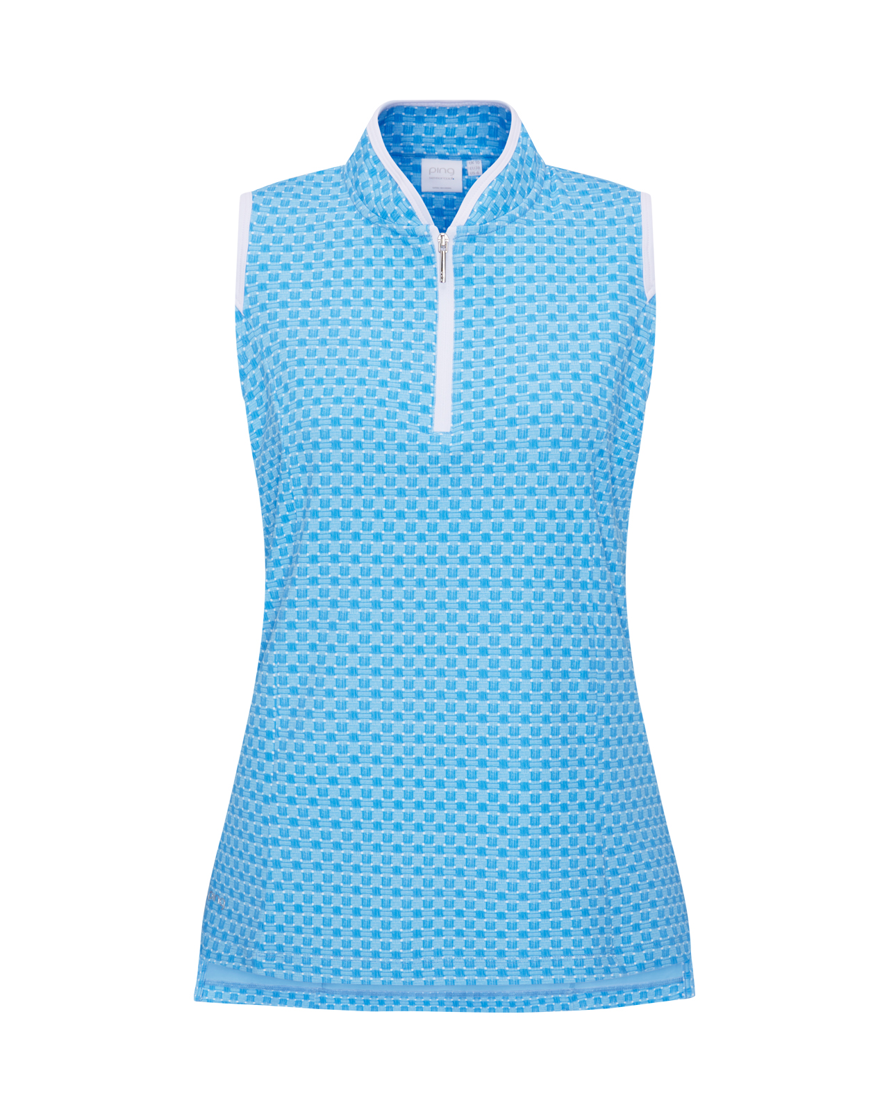 Penola, Ærmeløs Polo, Dame - azure_geo