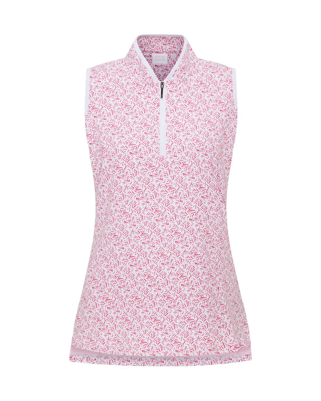 Penola, Ærmeløs Polo, Dame - fuchsia_foliage