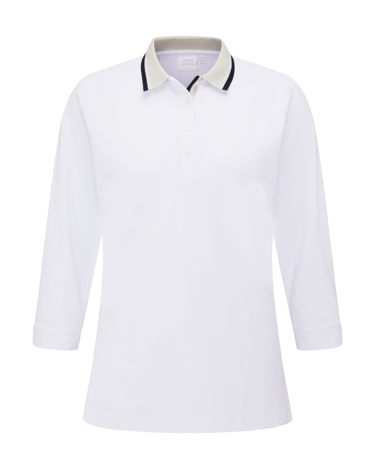 Alicia, Polo, Dame - white_pebble