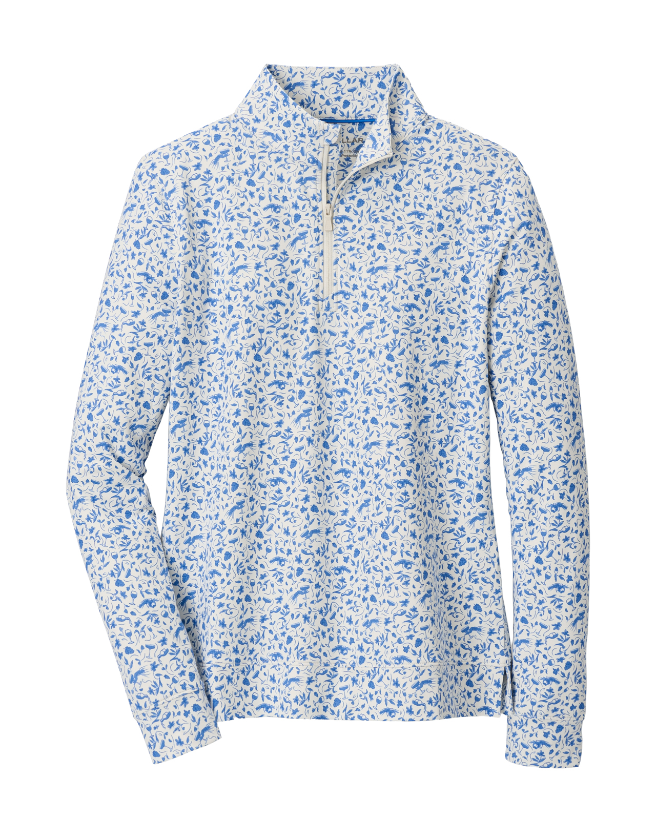 Vino Flora, Sweater, Dame - blue_starling