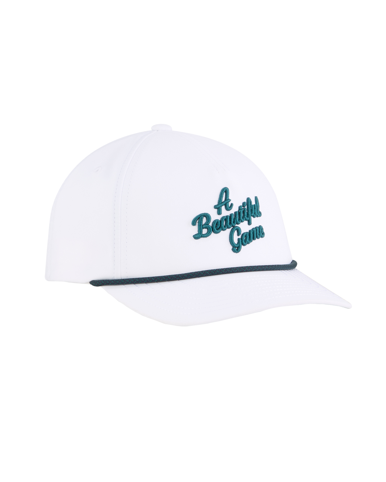 Beautiful Game, Cap, Herre - white_glow_dark_myrtle