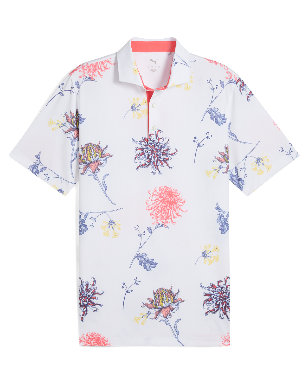 Dahlia, Polo, Herre - white_glow_peach_frost