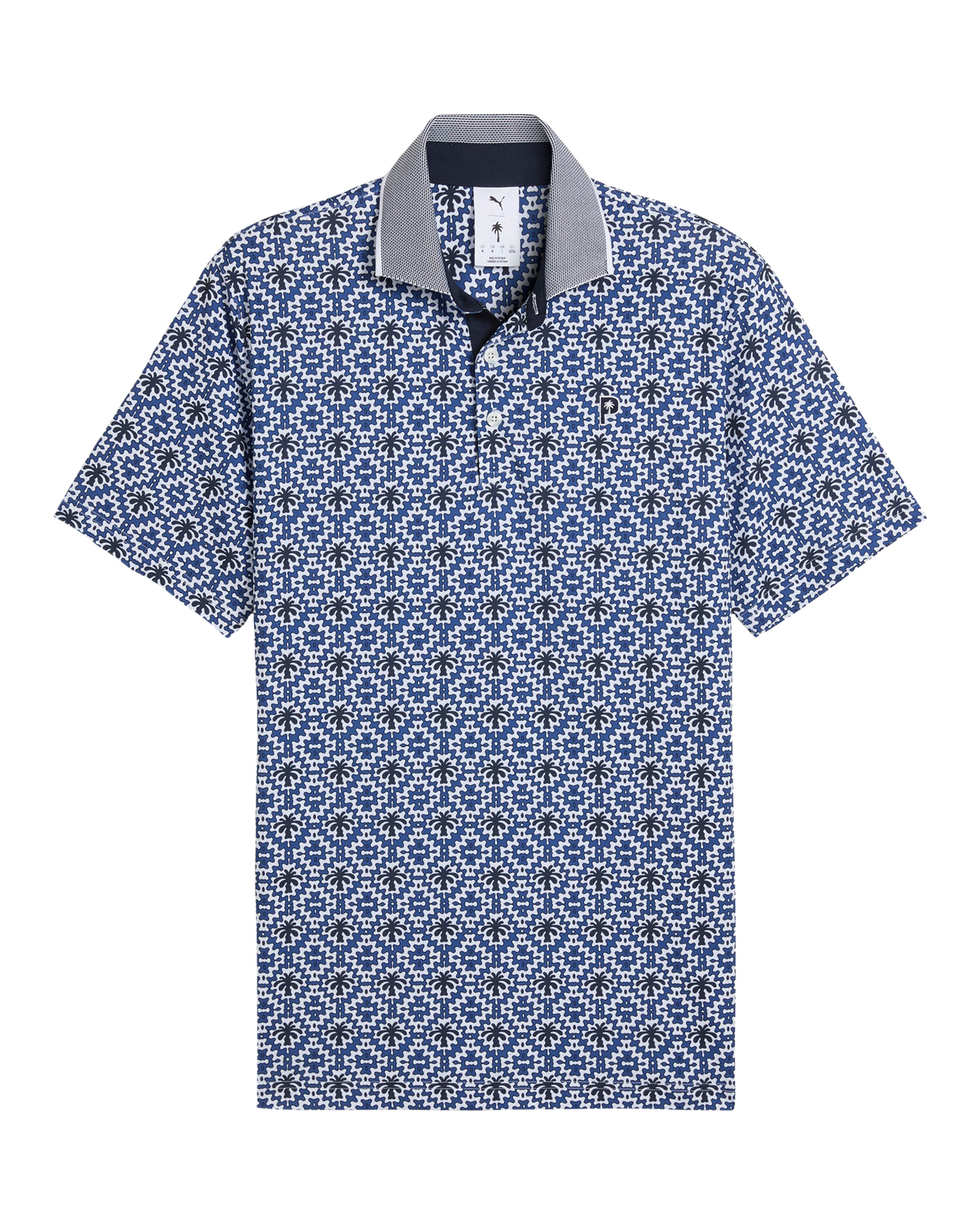PUMA X PTC TILE, Polo, Herre - white_glow_deep_navy
