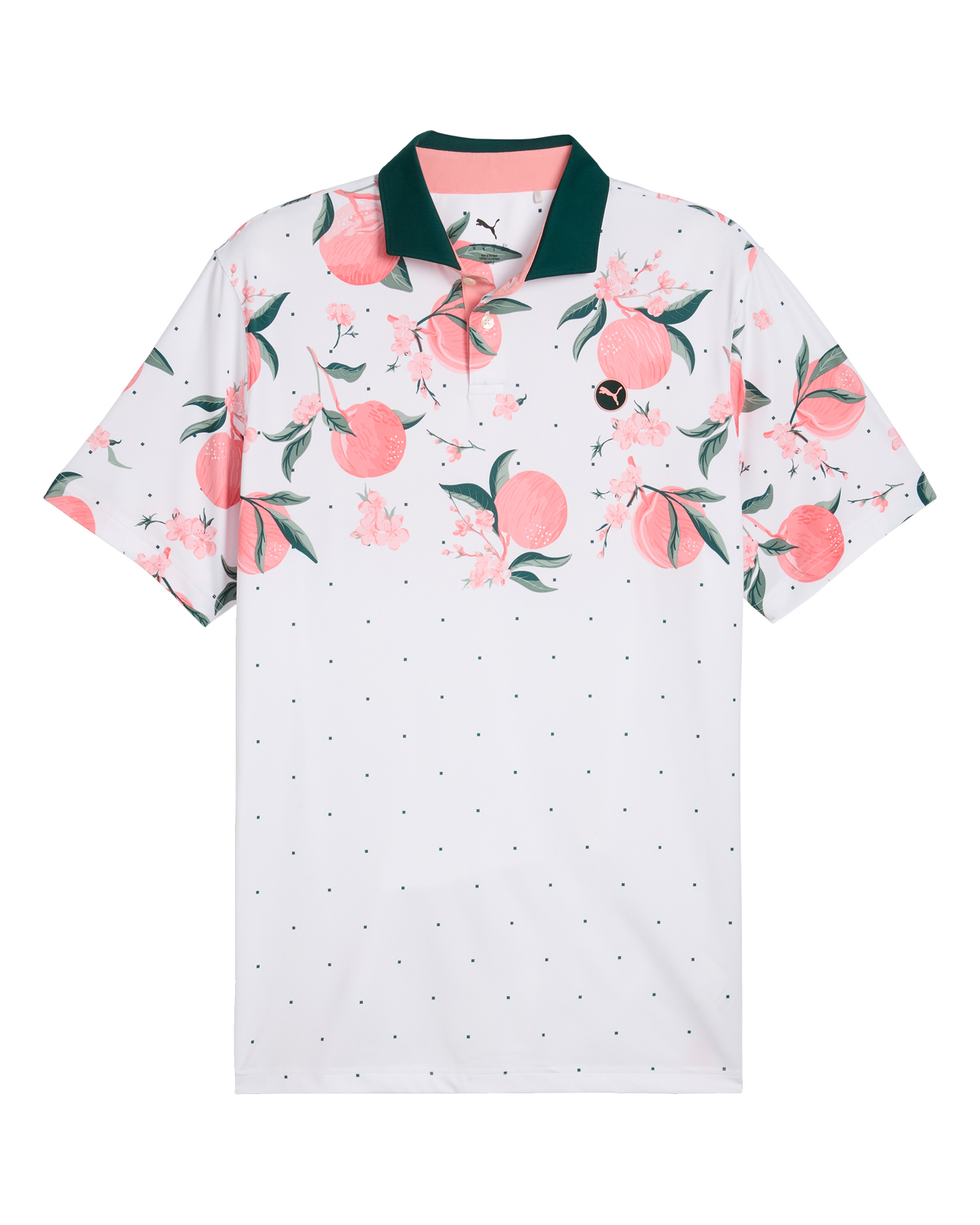 Freshly Picked, Polo, Herre - white_glow_pink_fruit
