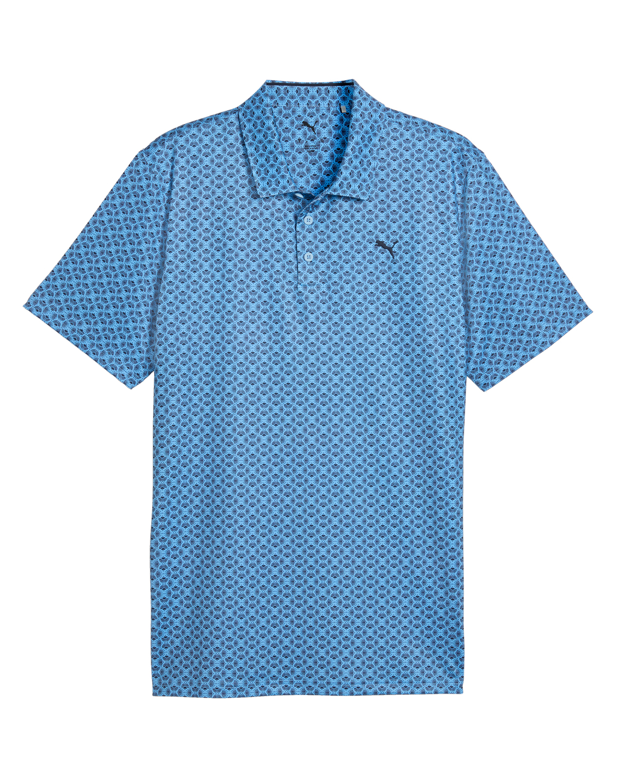 Scallop, Polo, Herre - team_light_blue_deep_navy