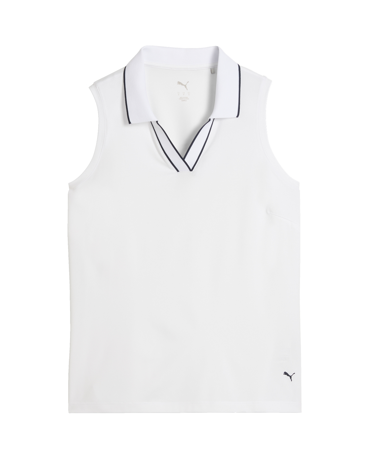 Ess, Ærmeløs Polo, Dame - white_glow