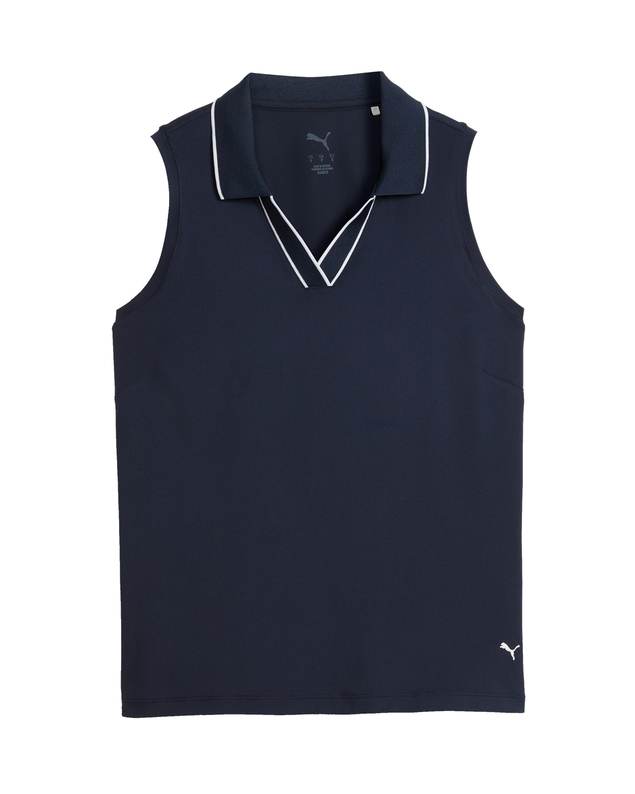 Ess, Ærmeløs Polo, Dame - deep_navy