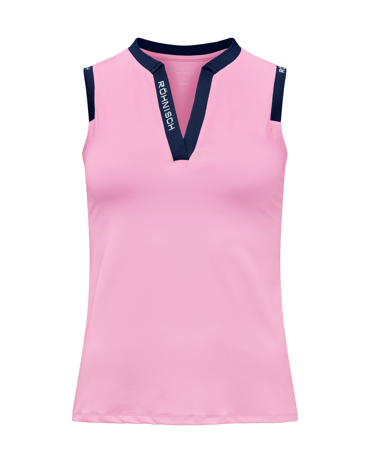 Abby, Ærmeløs polo, Dame - fuchsia_pink