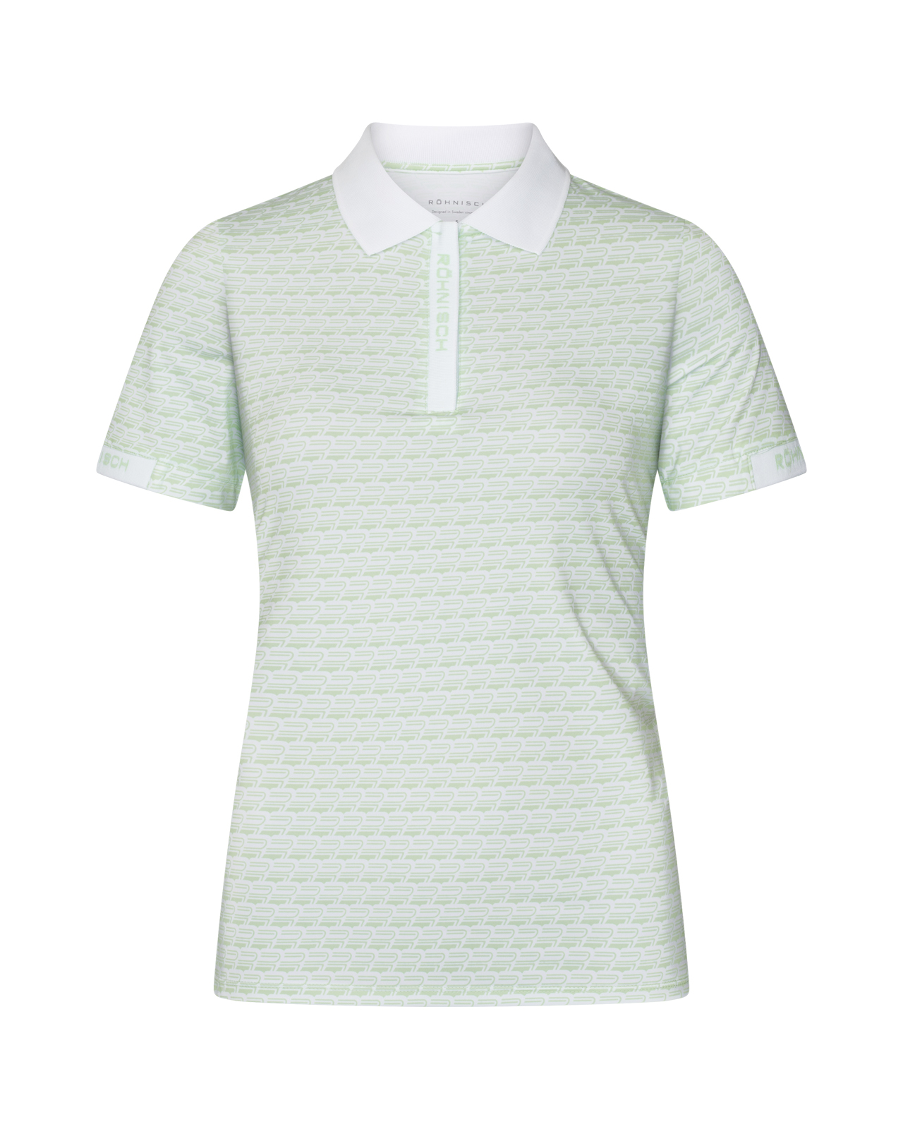Abby, Polo, Dame - monogram_green_ash