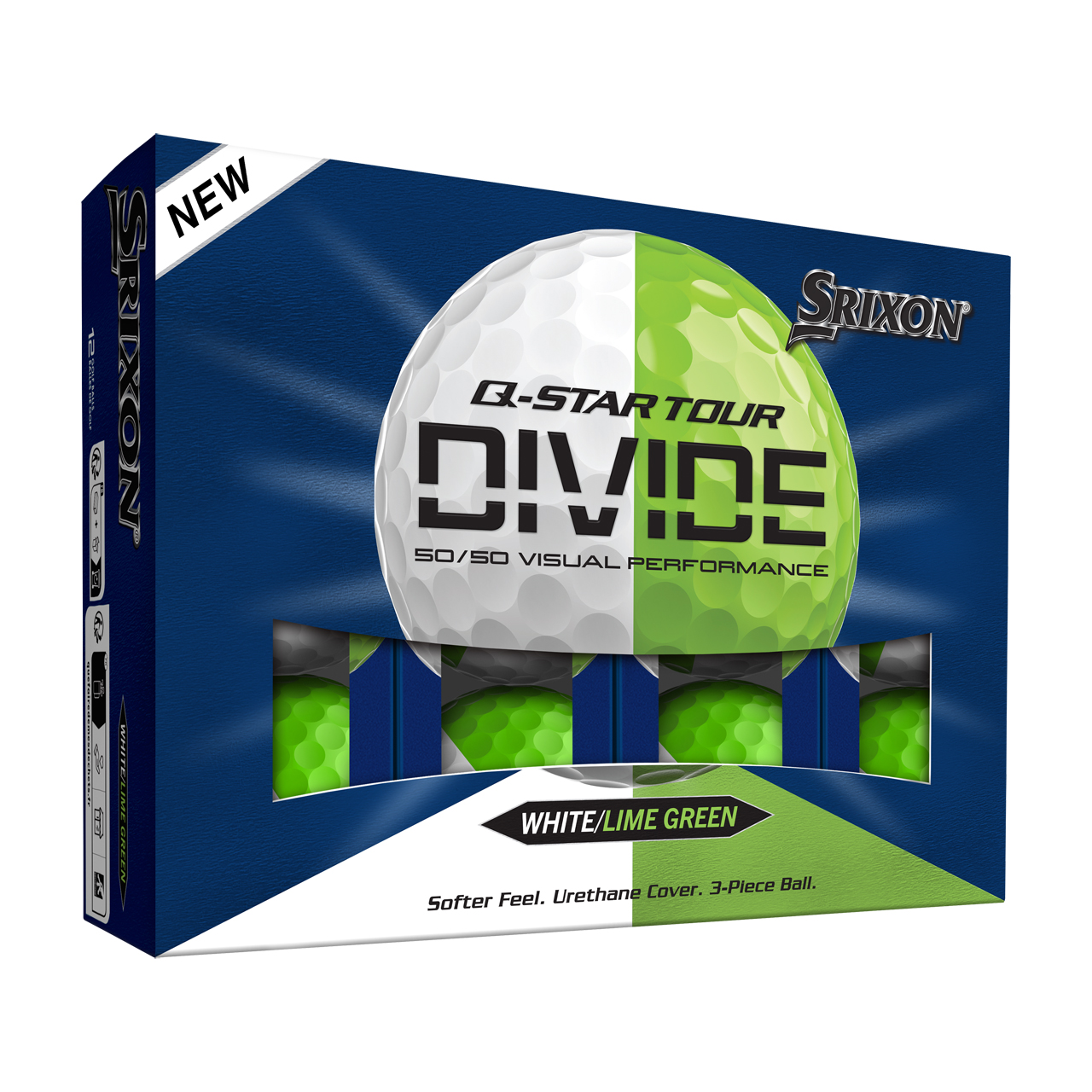 Q-Star Tour Divide, Bolde 3-pack - white_lime