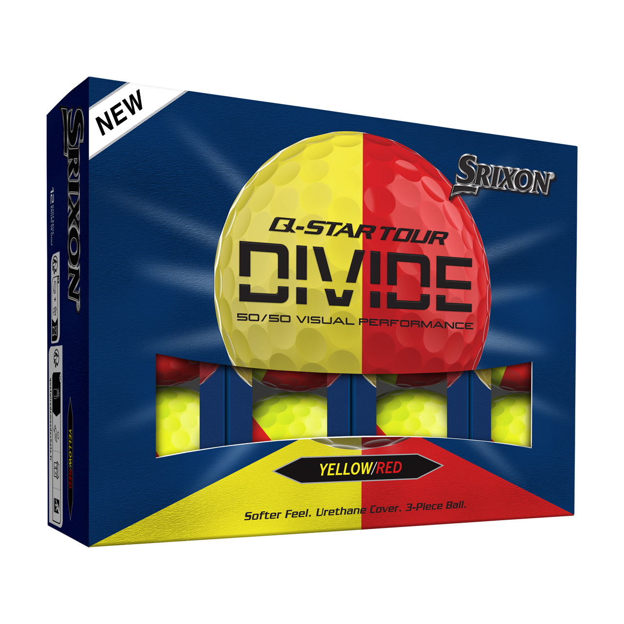 Q-Star Tour Divide, Bolde 3-pack - yellow_red